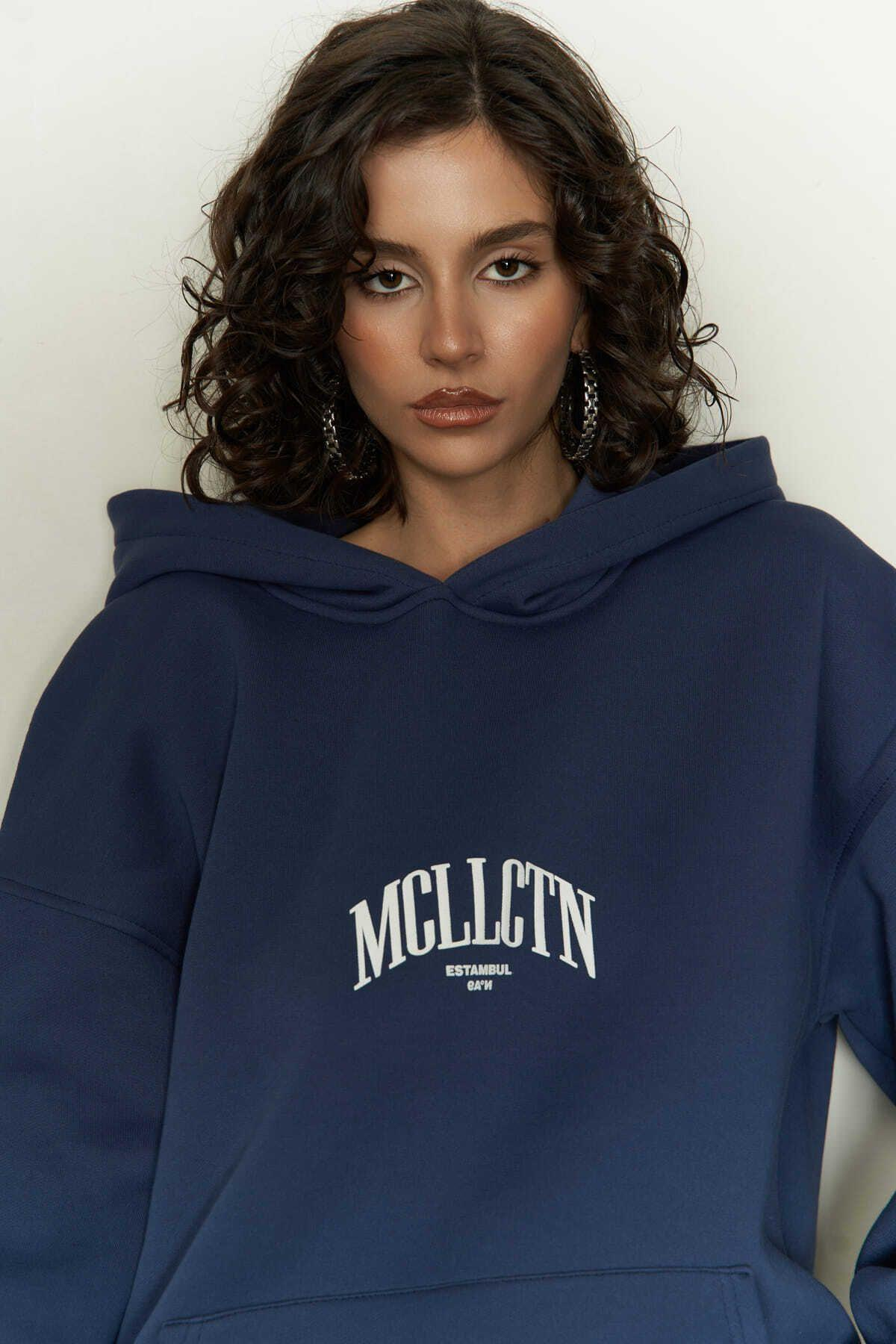 MCLLCTN Estambul İndigo Oversize Unisex Sweatshirt