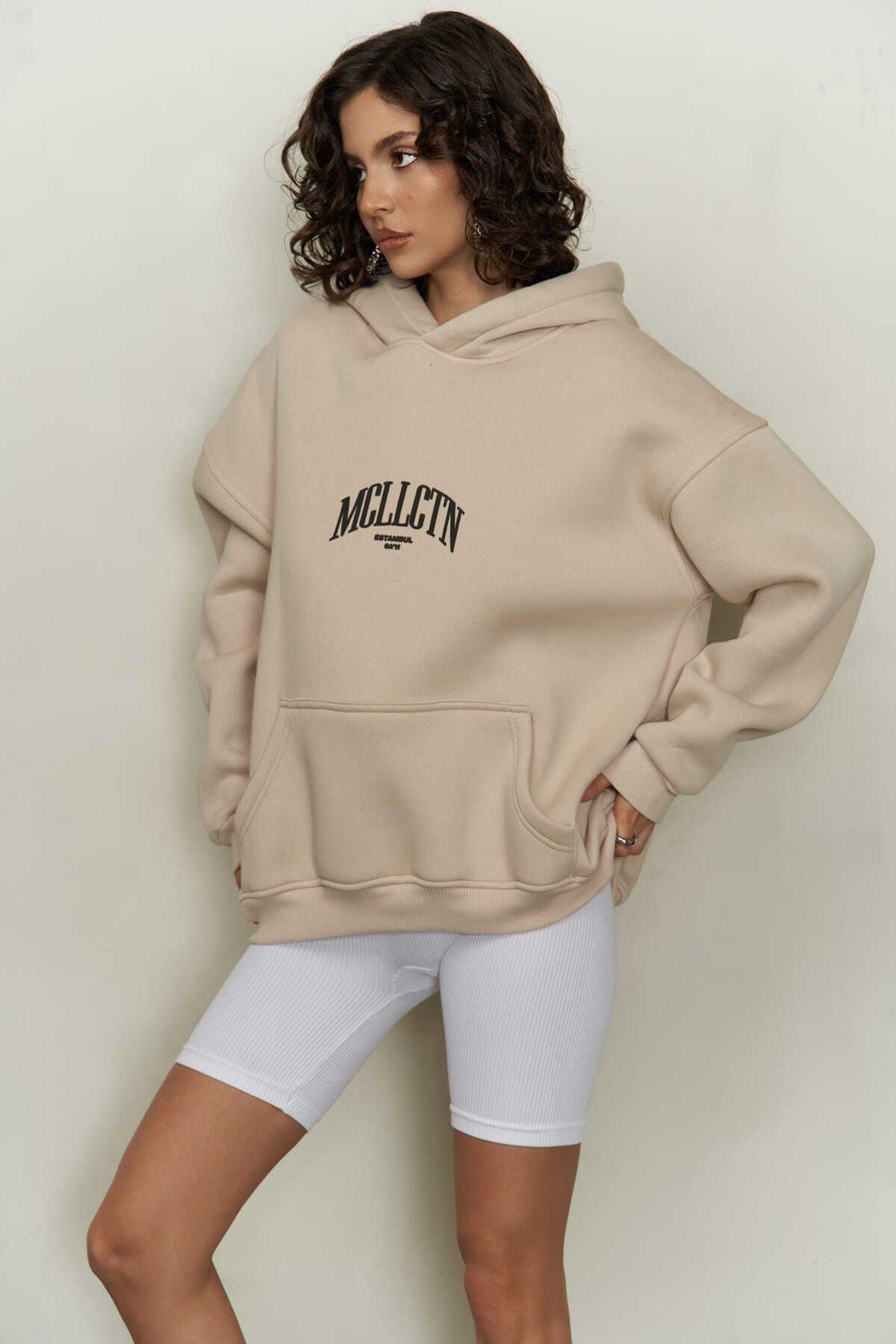 MCLLCTN Estambul Bone Oversize Unisex Sweatshirt