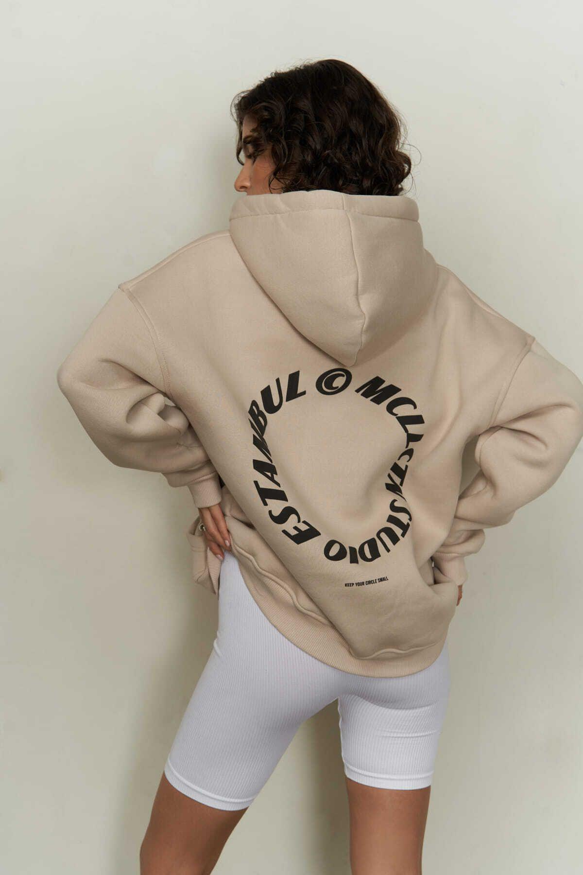 MCLLCTN Estambul Bone Oversize Unisex Sweatshirt