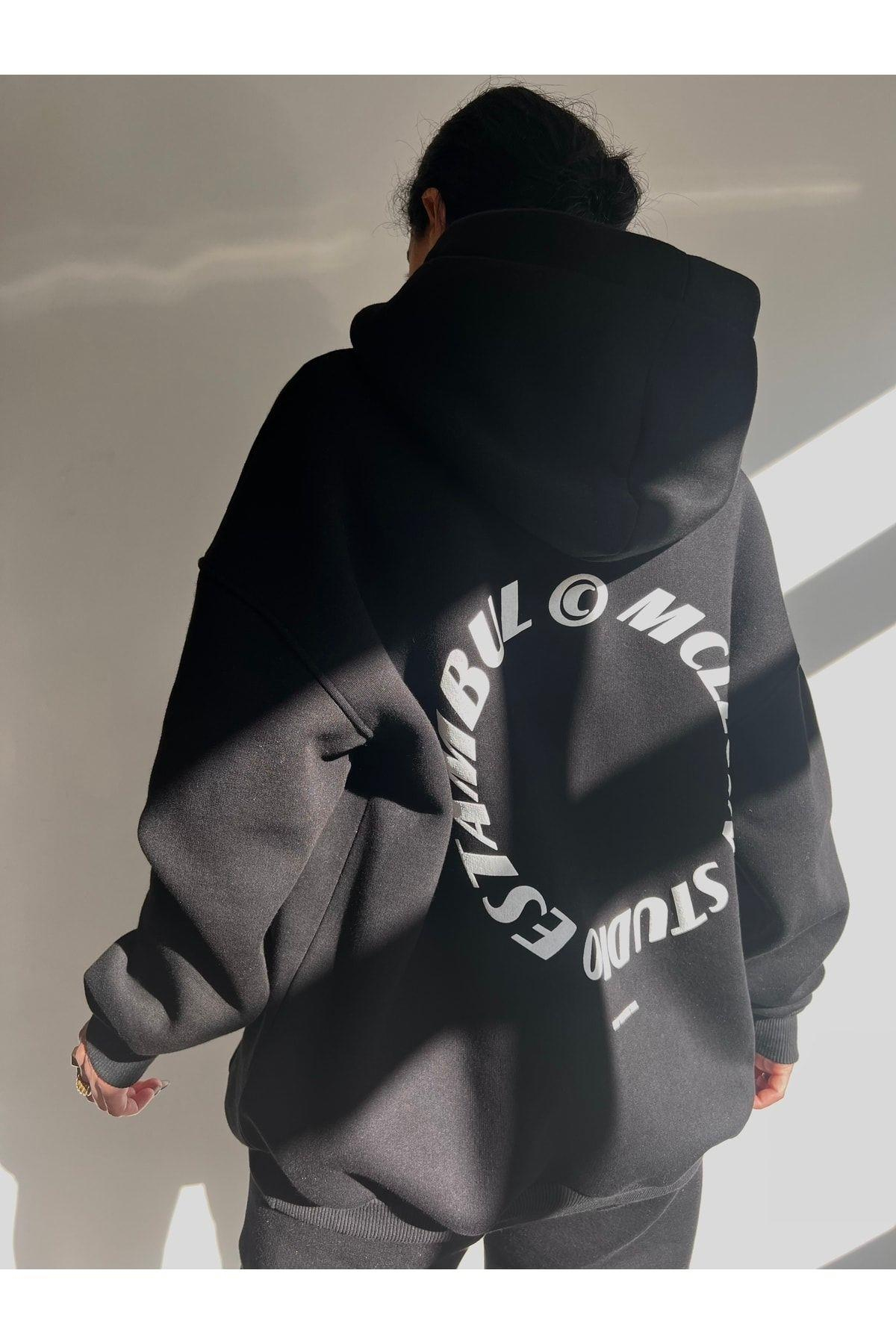 Mcllctn Estambul Black Tracksuit Set
