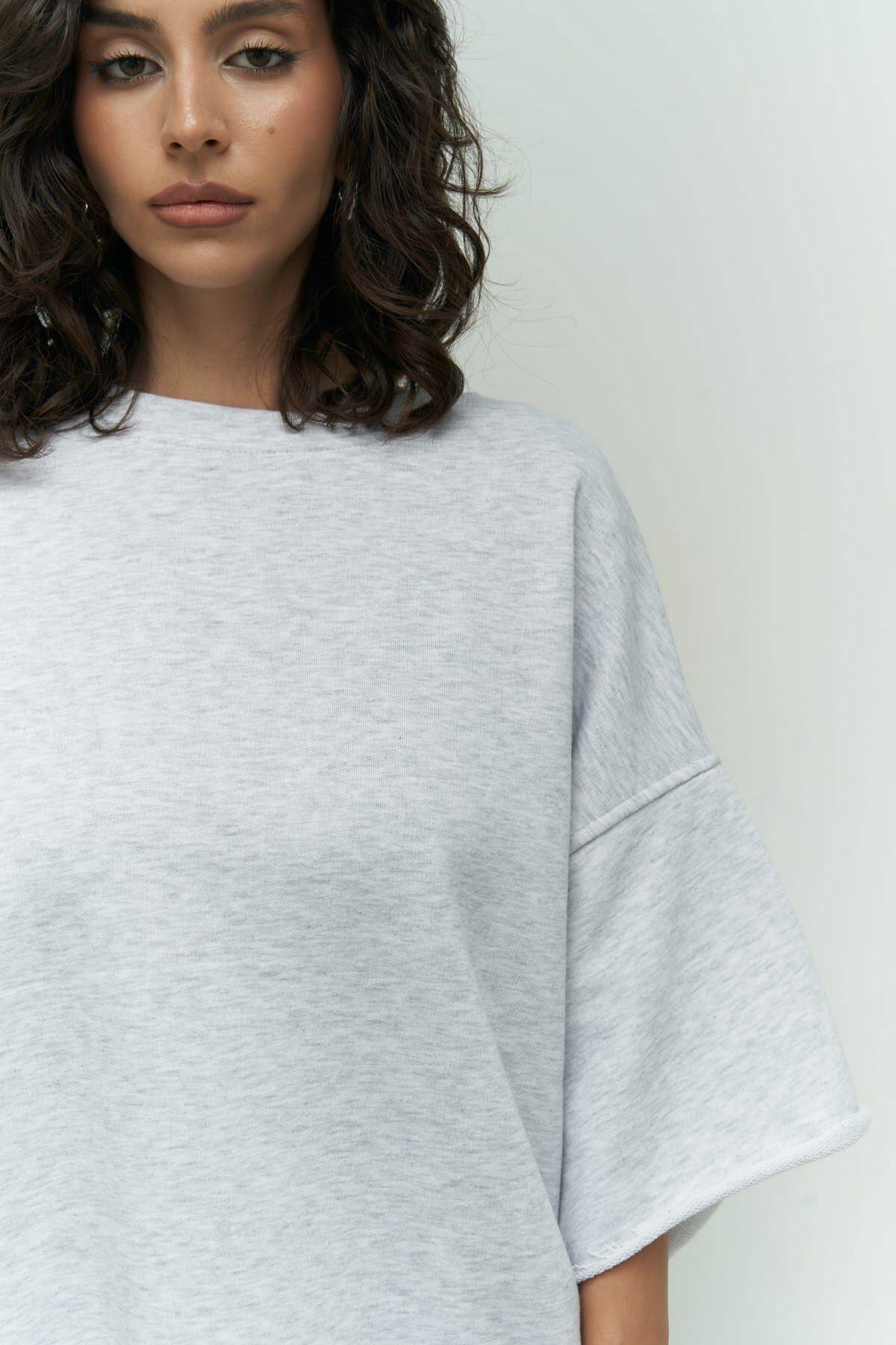 MCLLCTN Lion Karmelanj Oversize T-Shirt Yırtıklı Eşofman Takım