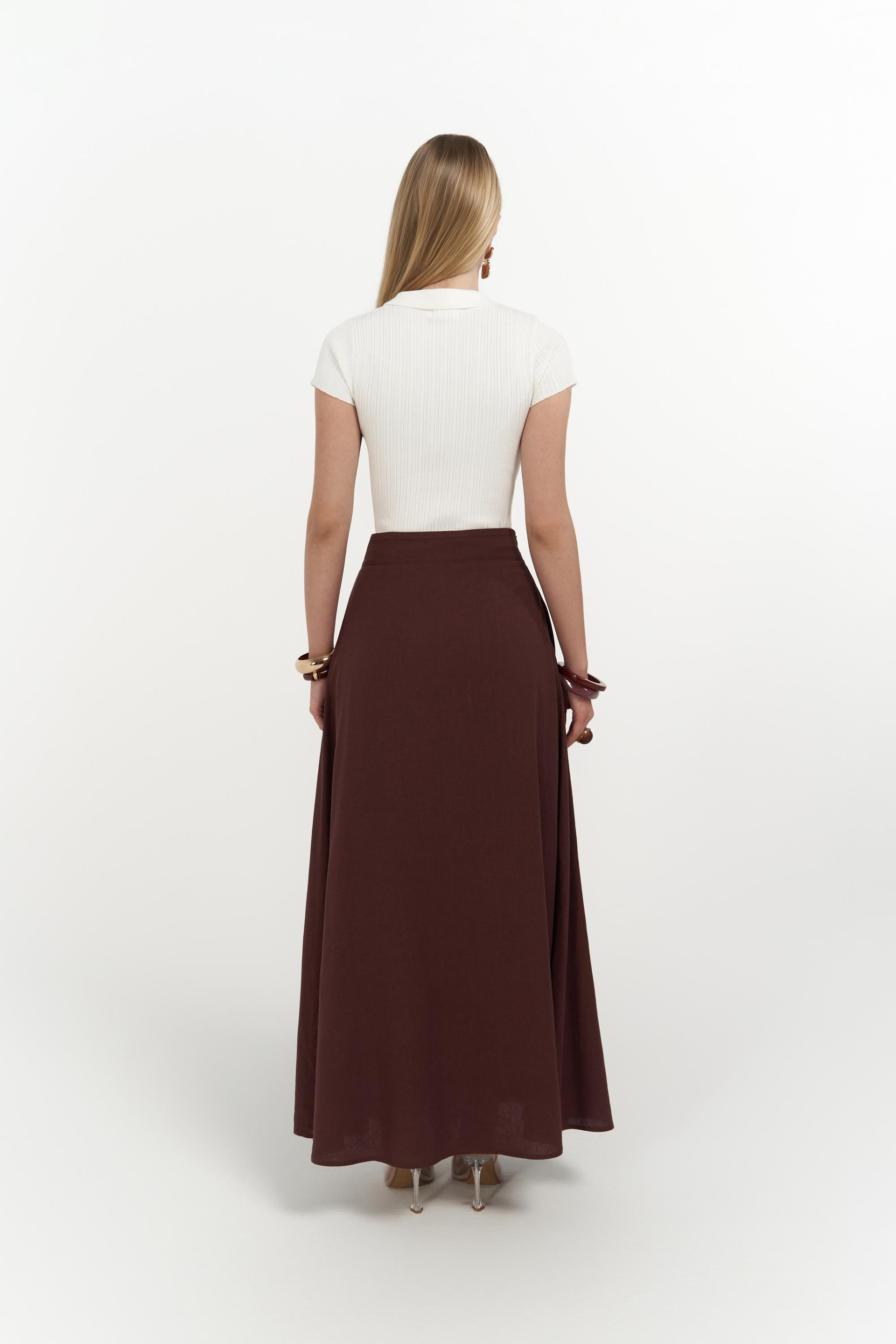 Mombasa Pile Detay Bordo Etek