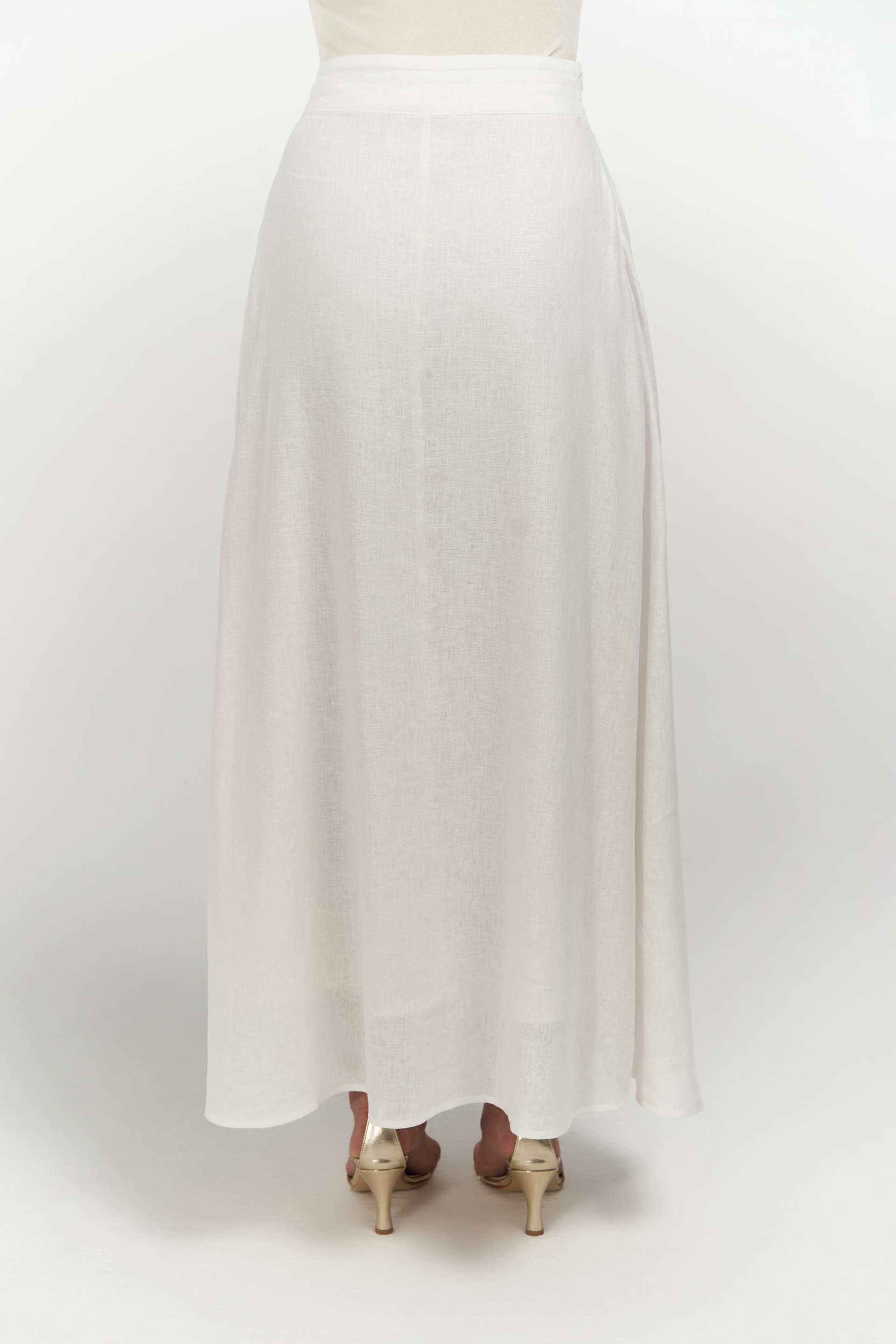 Mombasa Pile Detay Ekru Etek