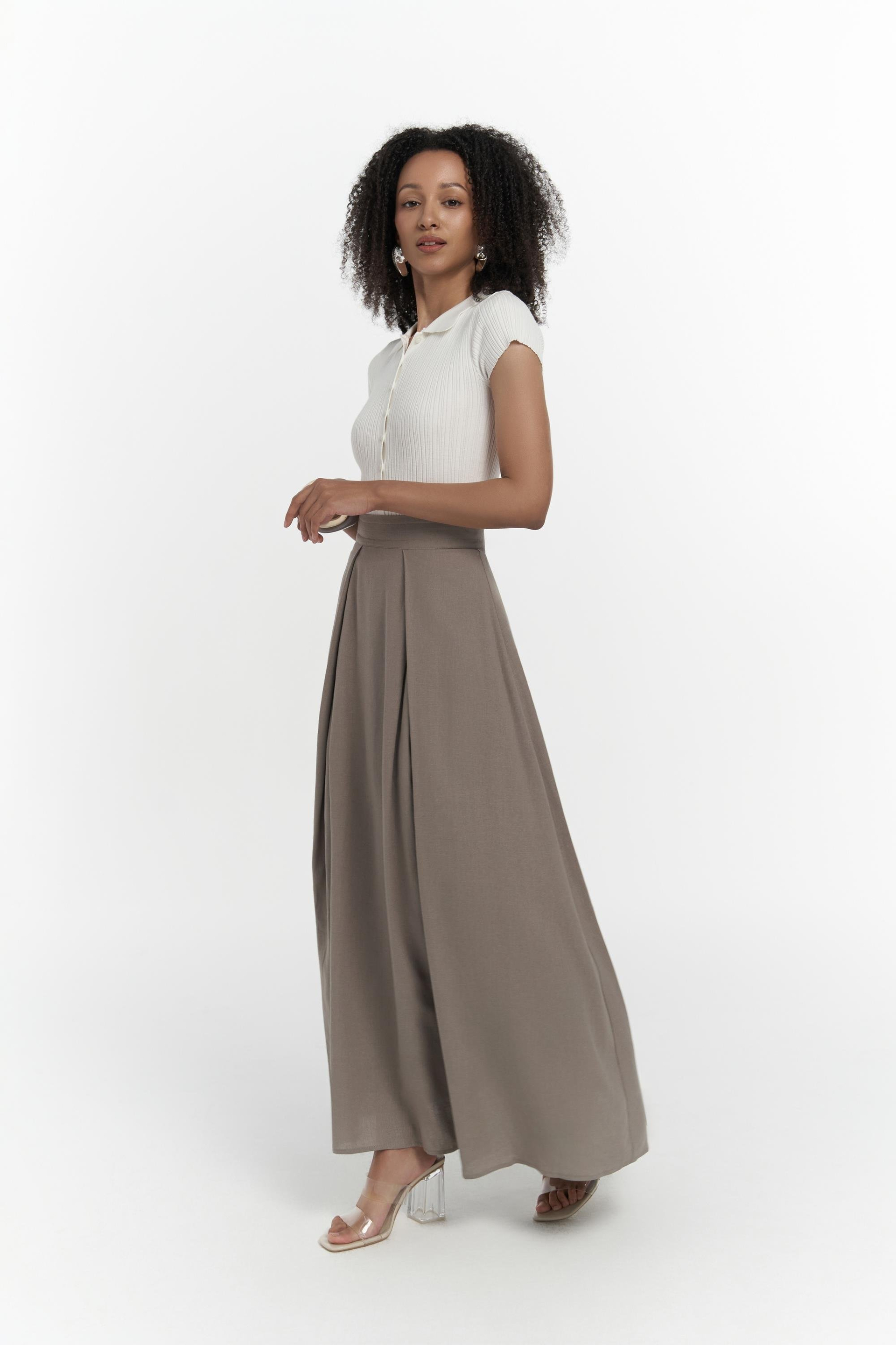 Mombasa Pile Detay Etek - FUME