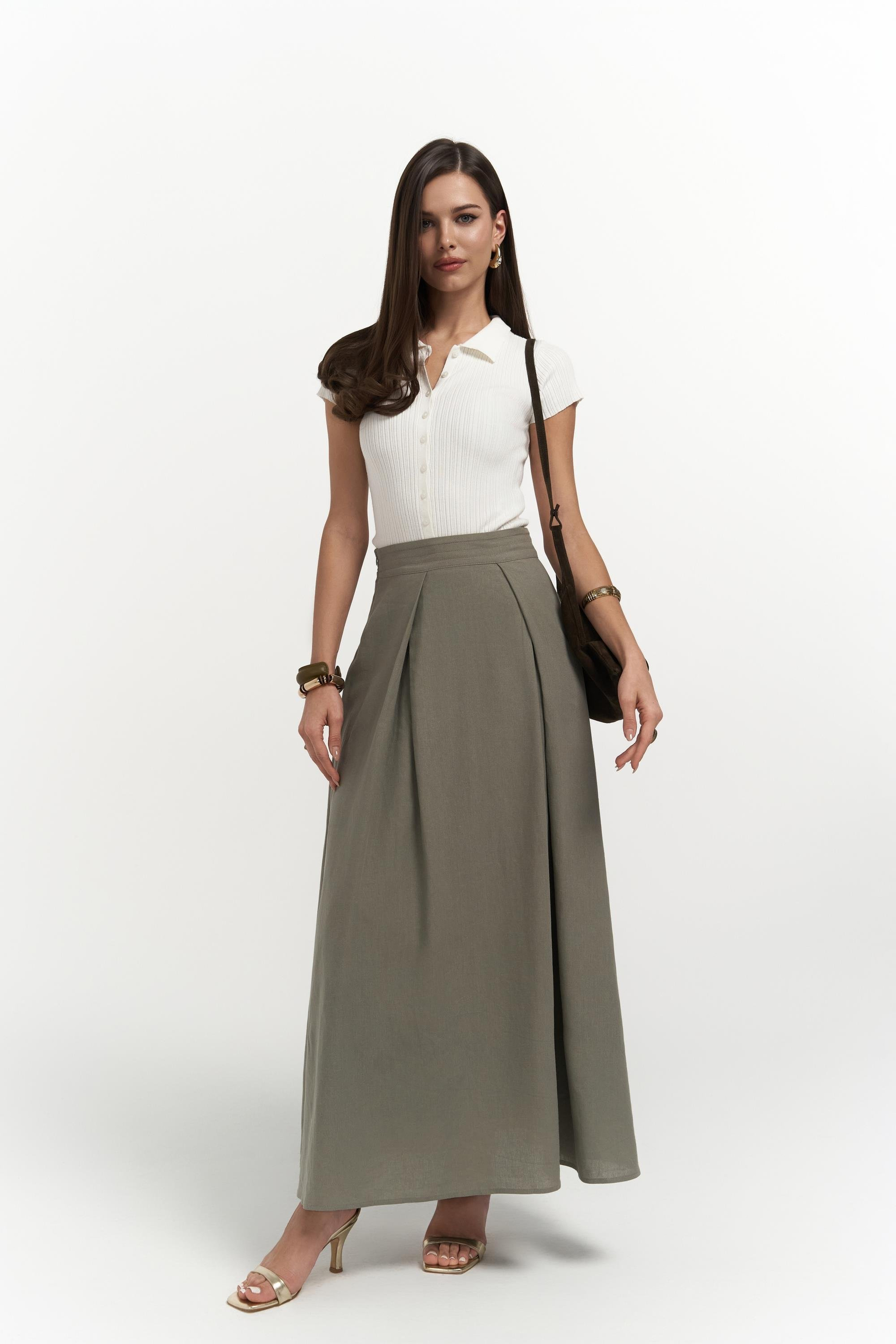 Mombasa Pile Detay Haki Etek