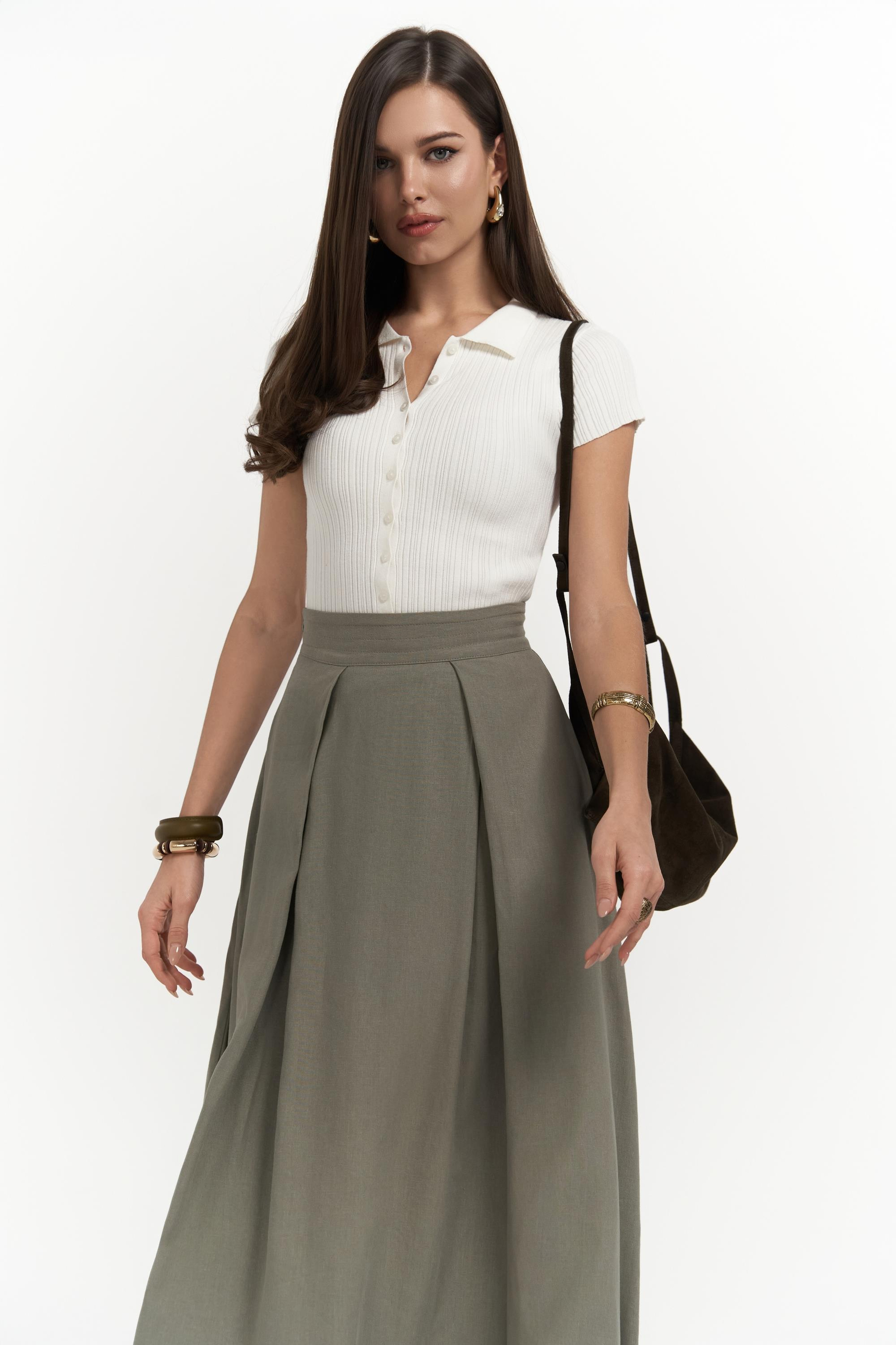 Mombasa Pile Detay Haki Etek