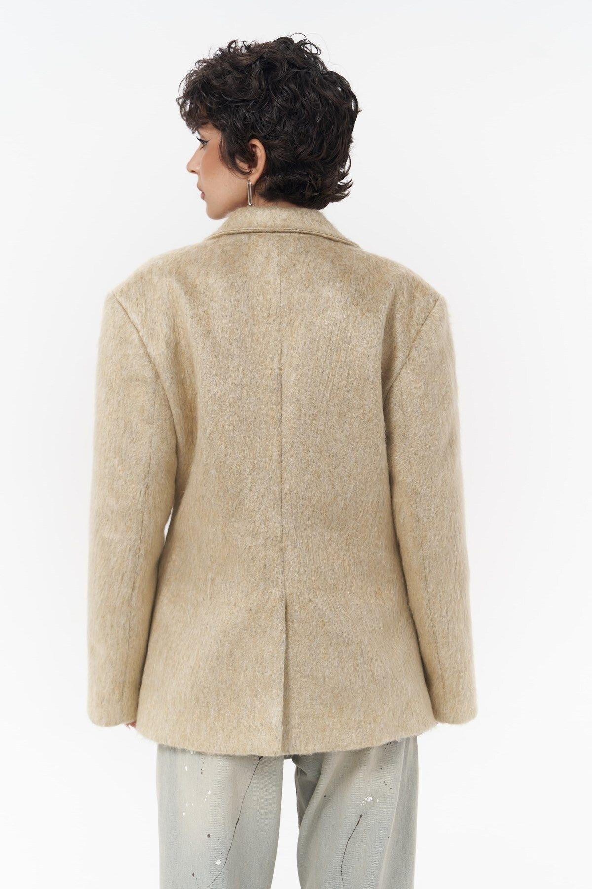 Monday Brown Slim Fit Blazer 