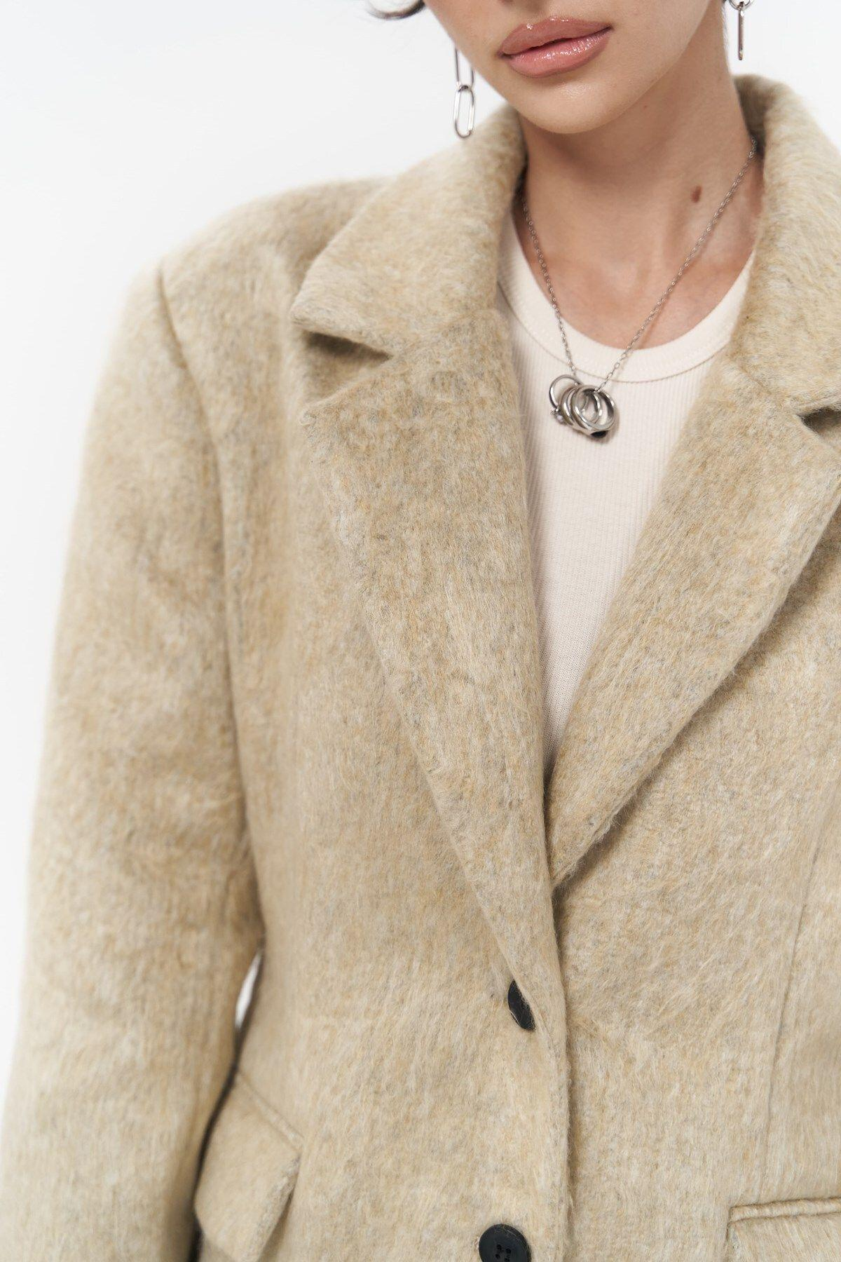 Monday Brown Slim Fit Blazer 