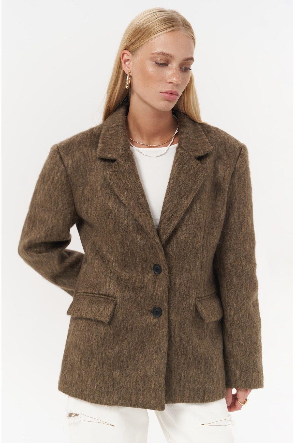 Monday Kahve Dar Kesim Blazer