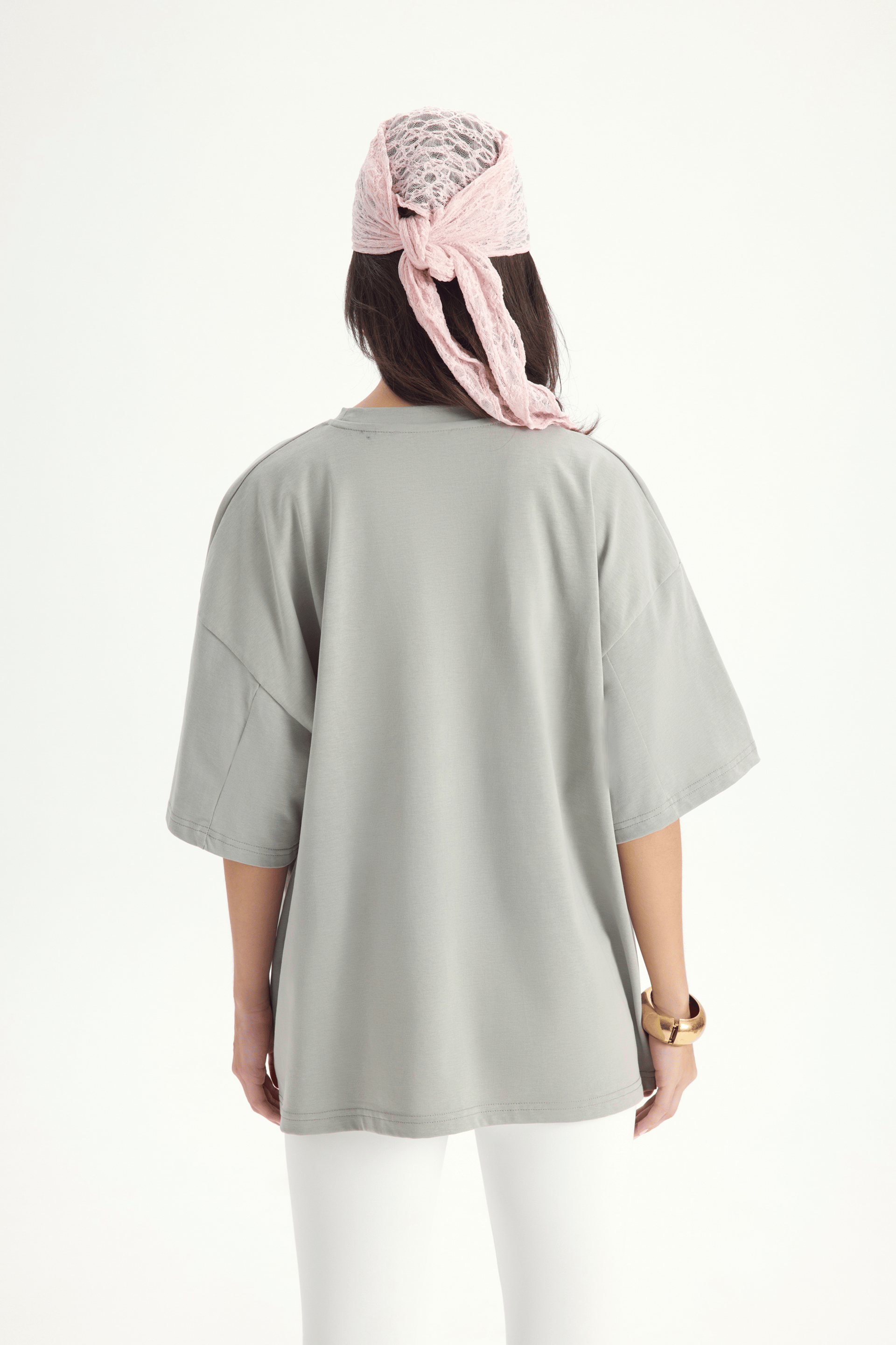 Mood Oversize Gri T-Shirt