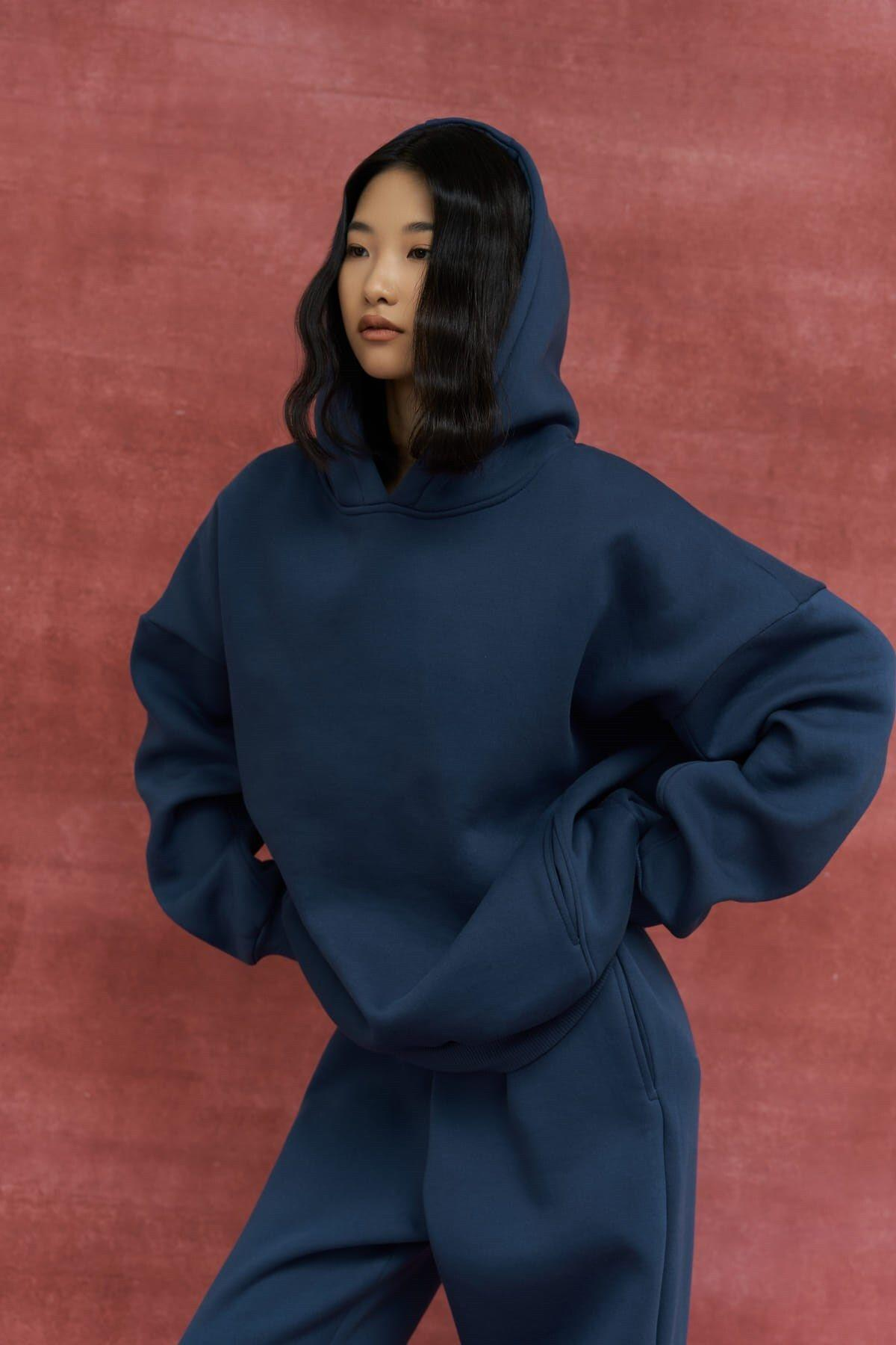 Morgan Indigo Oversize Eşofman Takım