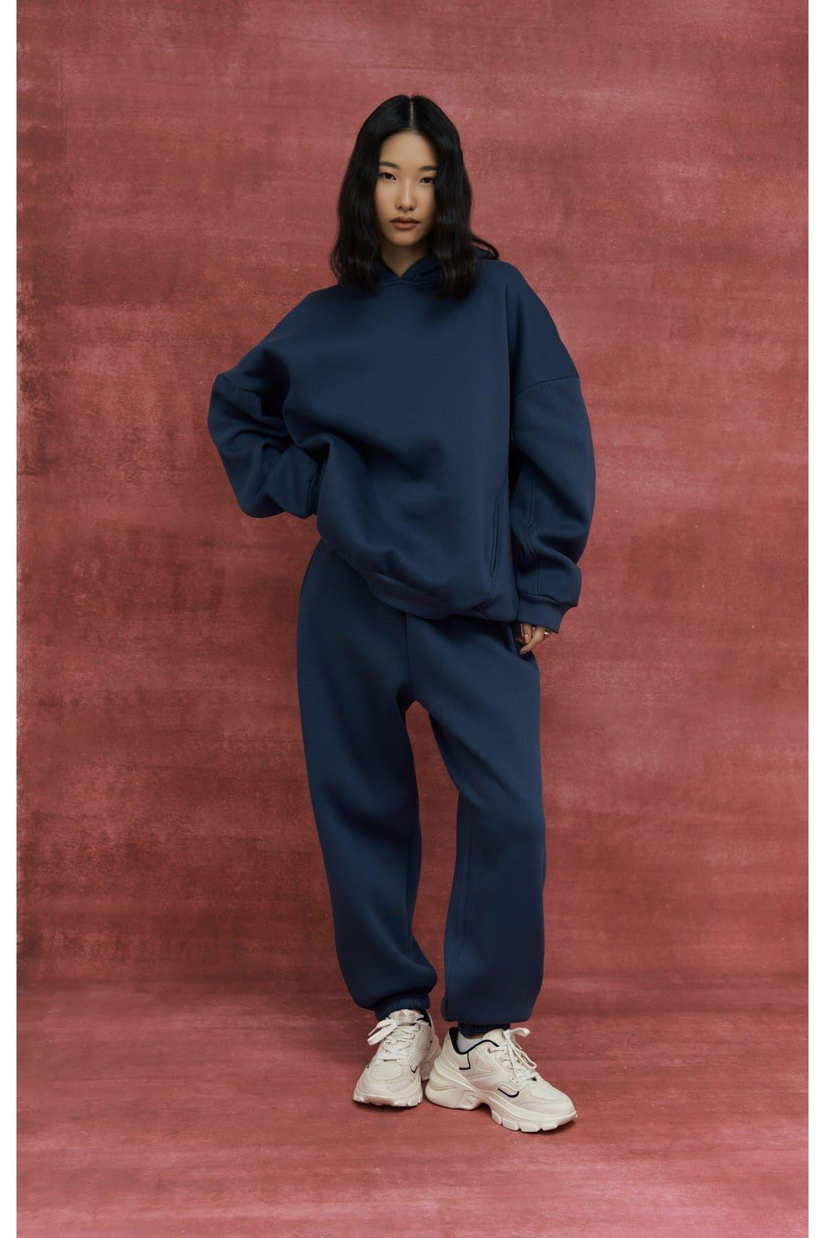 Morgan Indigo Oversize Eşofman Takım