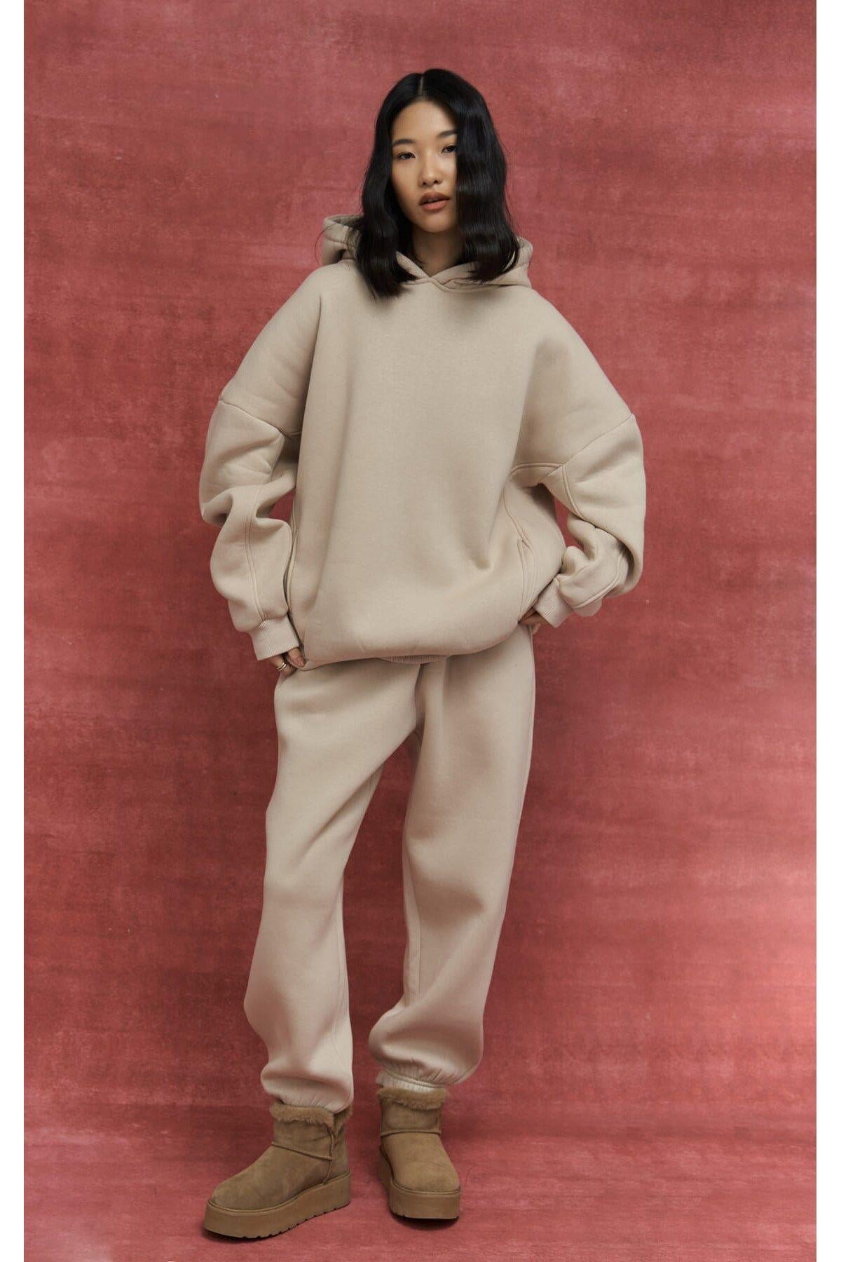 Morgan Kemik Oversize Eşofman Takım