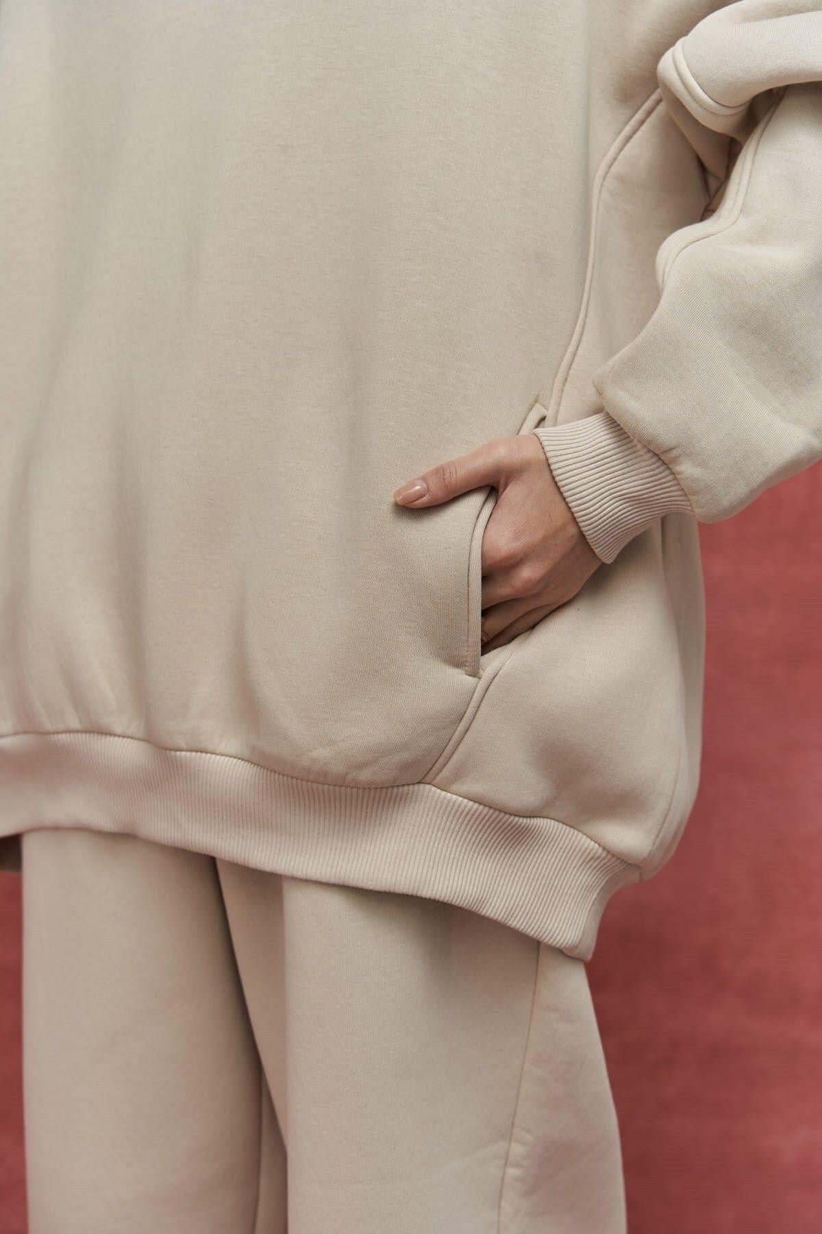Morgan Kemik Oversize Eşofman Takım