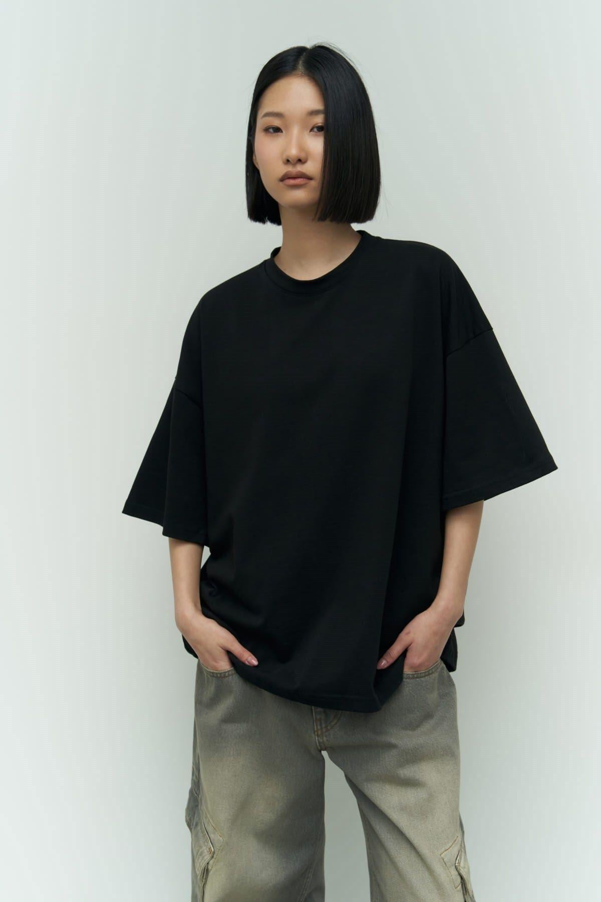 Need Money Siyah Oversize T-shirt