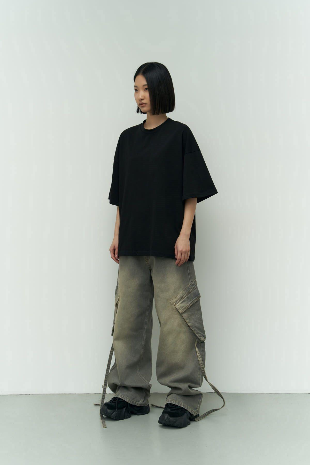 Need Money Siyah Oversize T-shirt
