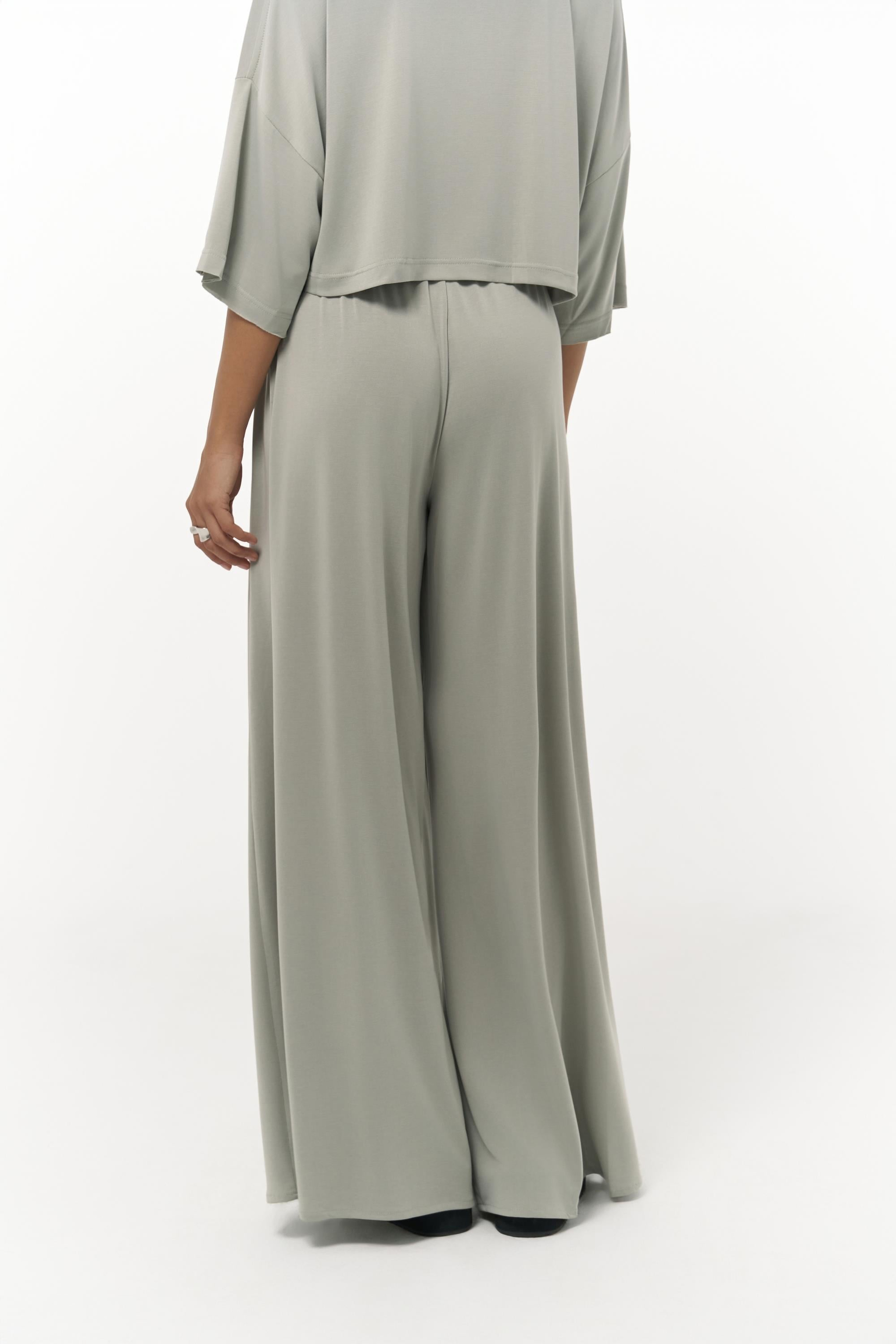 Nell Mint Crop T-Shirt Pantolon Takım