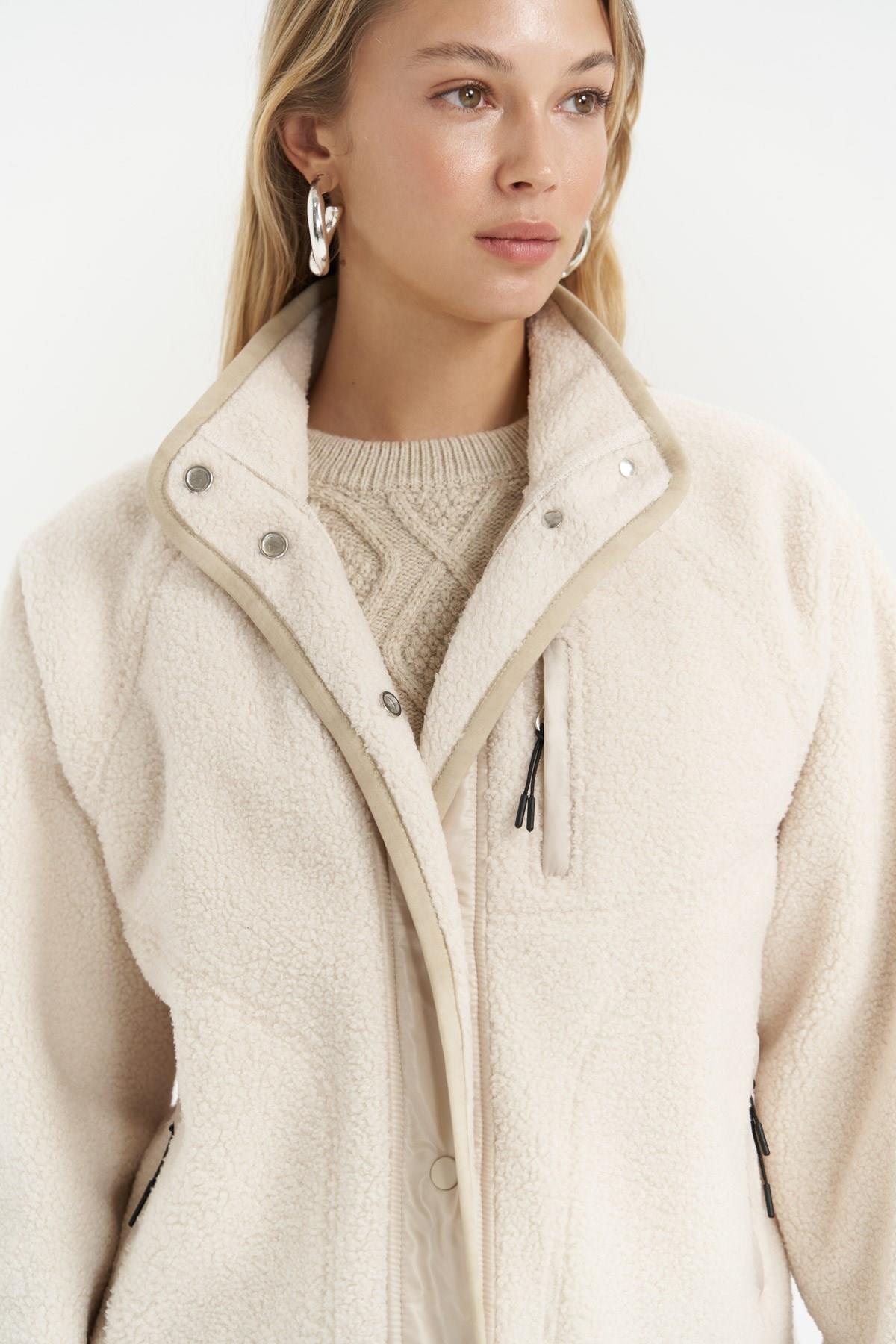 Niseko Bej Teddy Ceket