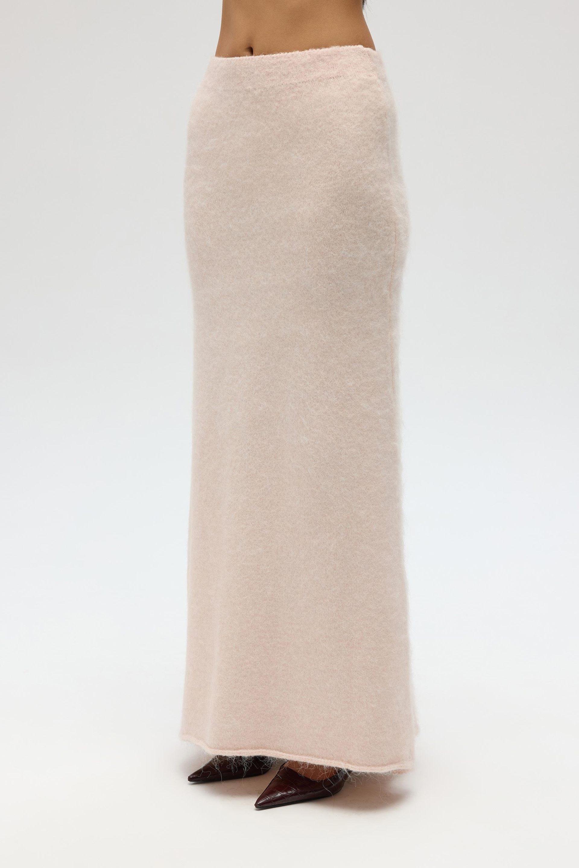 Nivra Pembe Uzun Triko Etek