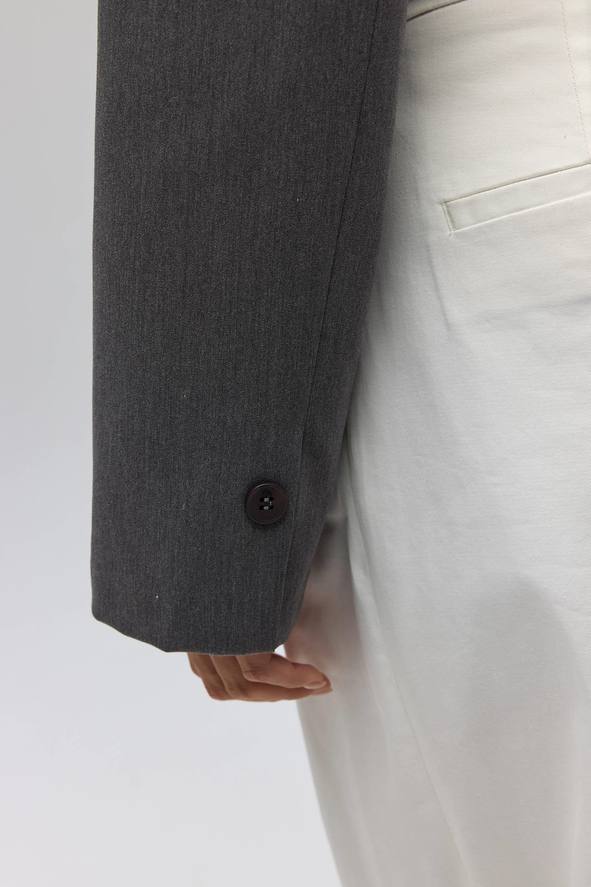 Norbury Triangle Detail Charcoal Blazer