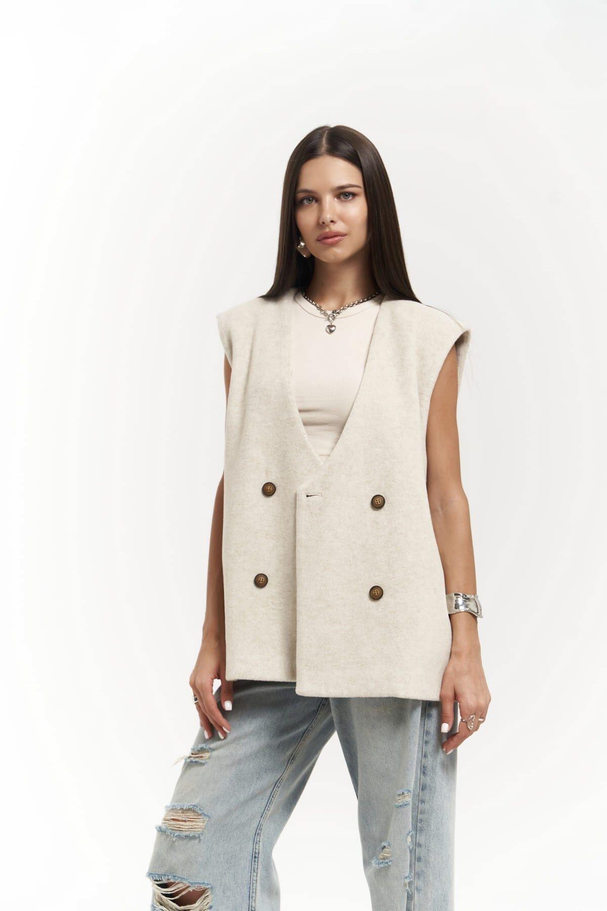 Notte Beige Loose Cardigan 
