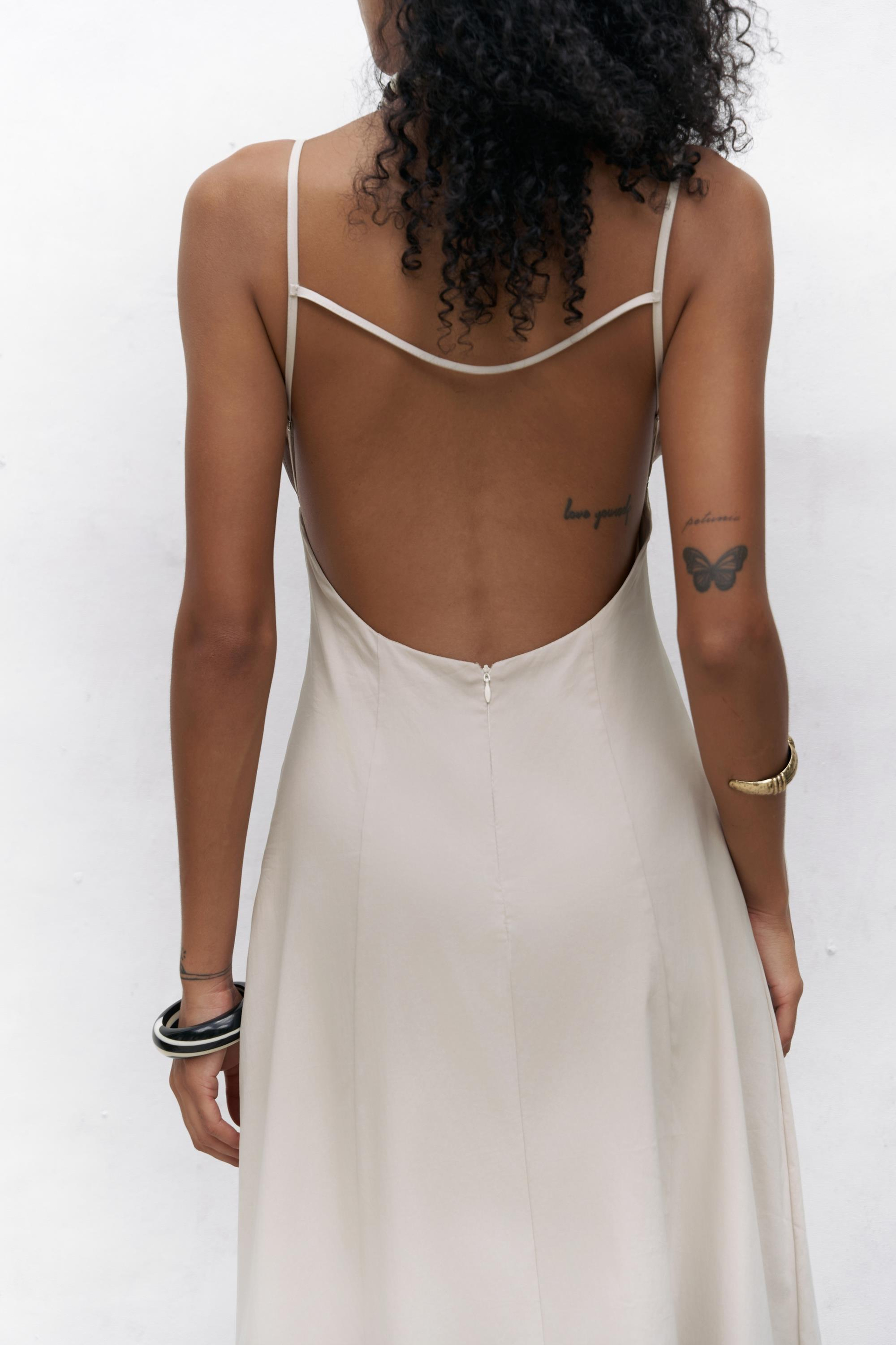 Onella Askılı Taş Uzun Elbise