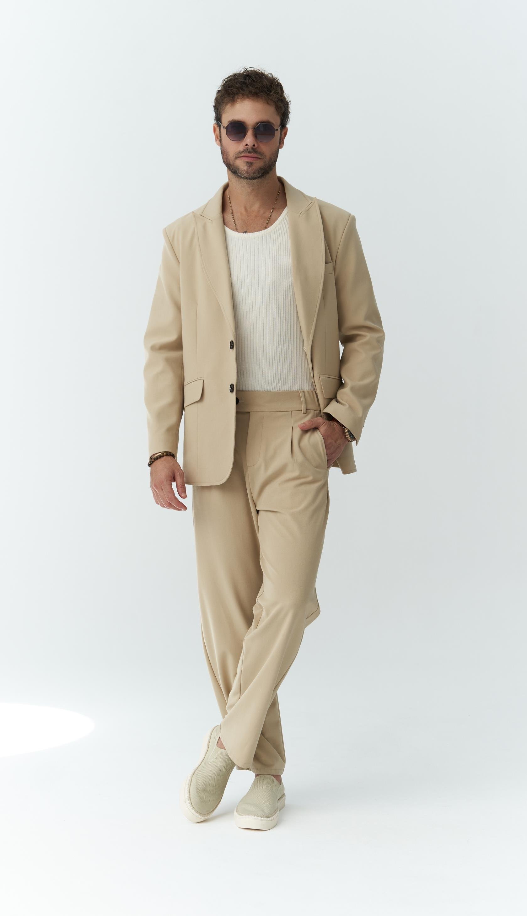 Orlando Men's Beige Suit