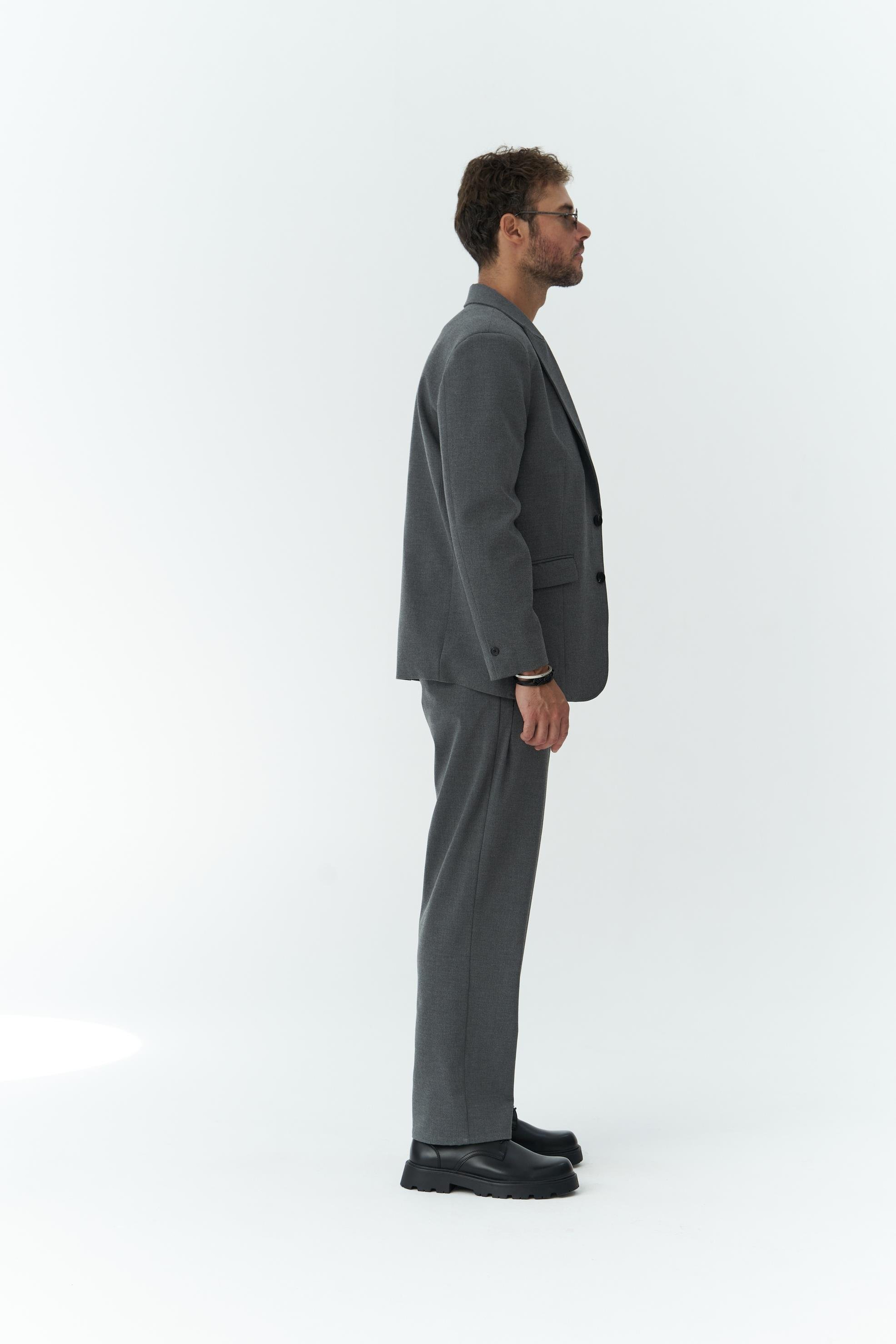 Orlando  Men's Dark Gray Suit