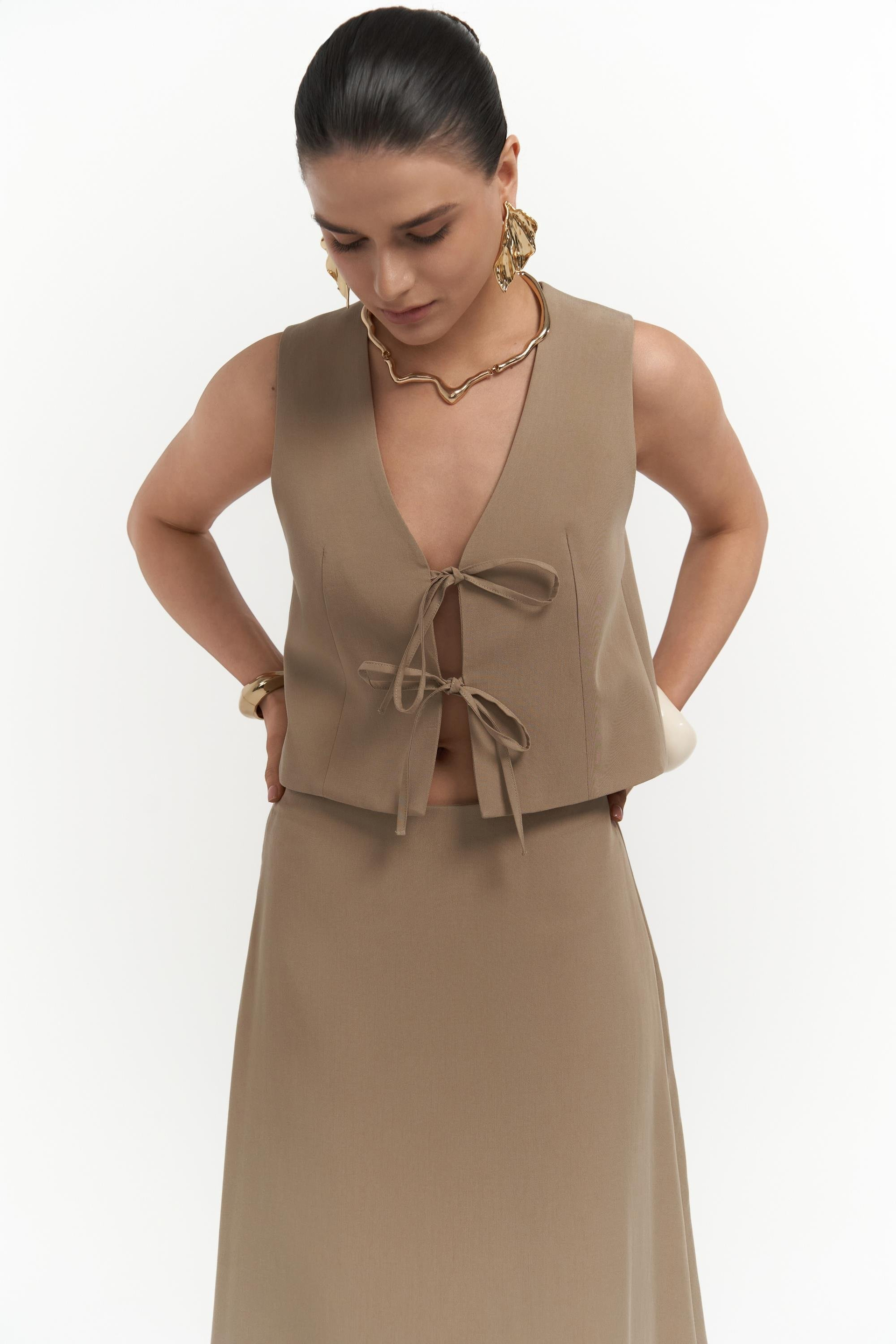 Orsha Bej Yelek Etek Takım