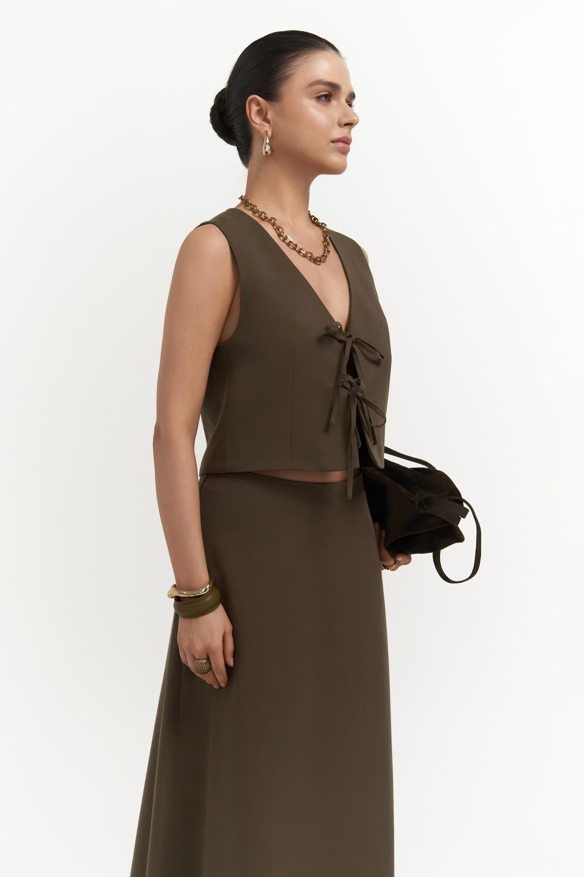 Orsha Haki Yelek Etek Takım