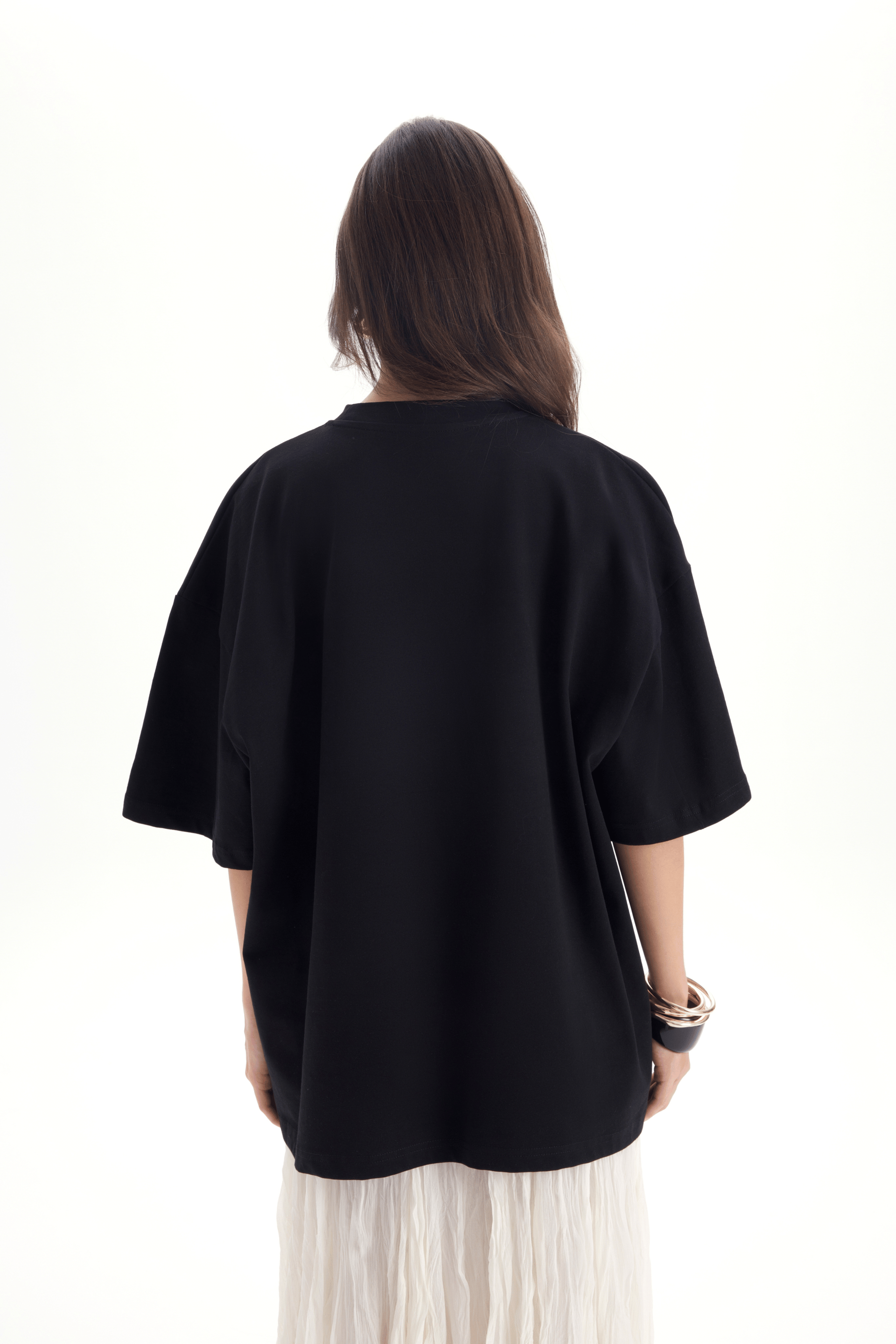 Panthera Oversize Siyah T-Shirt
