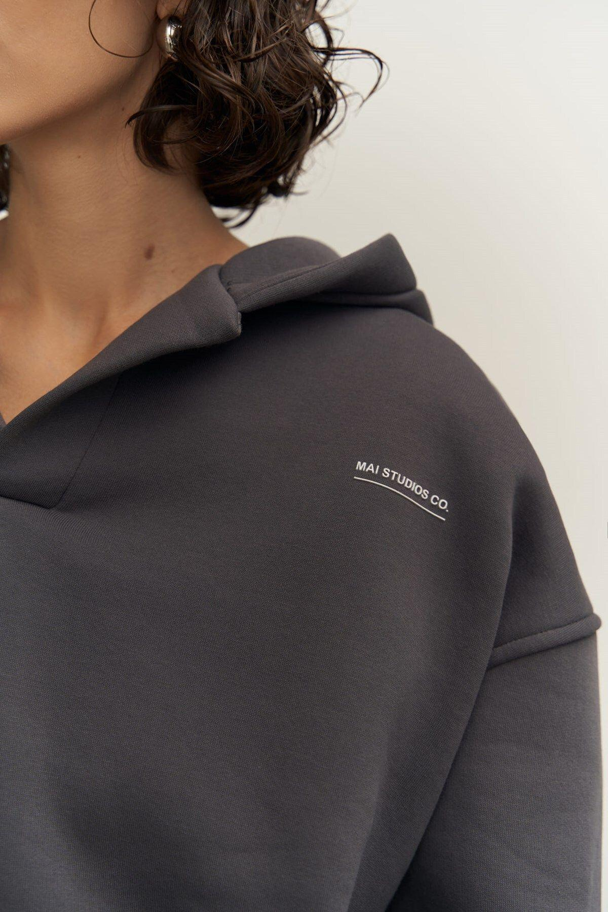 Polo Yaka Antrasit Eşofman Takım