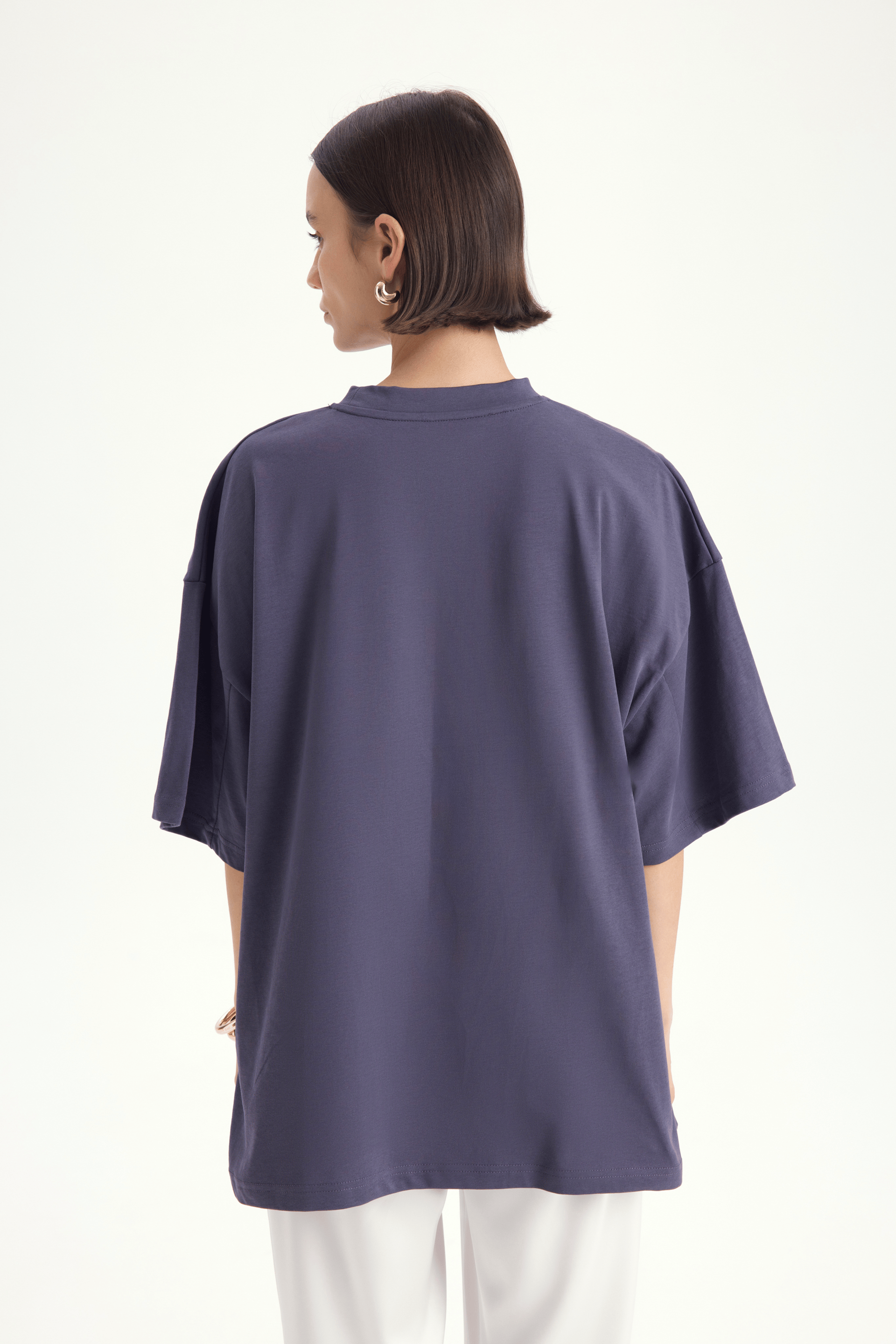 Pomelo Oversize Füme T-Shirt