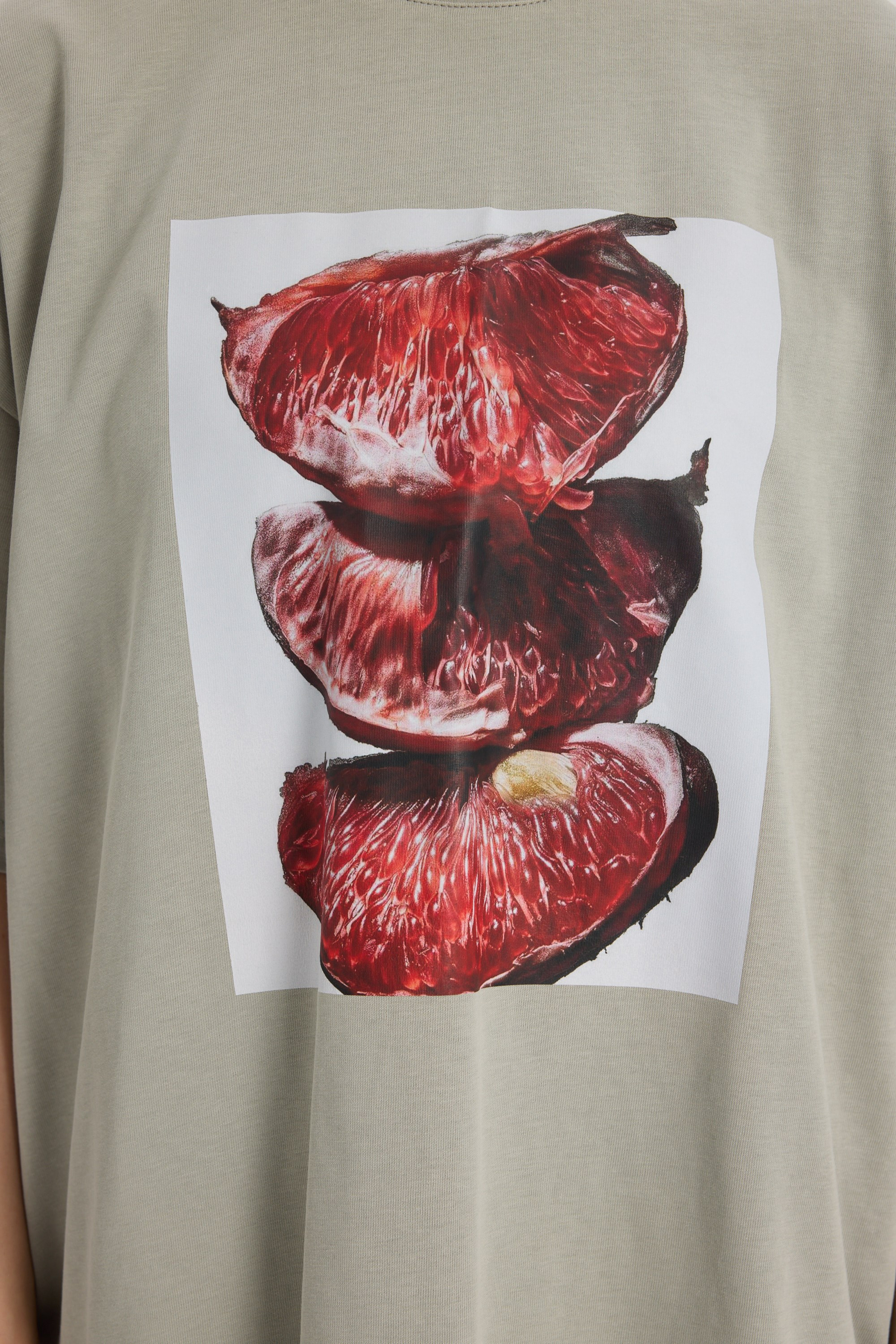 Pomelo Oversize Gri T-Shirt