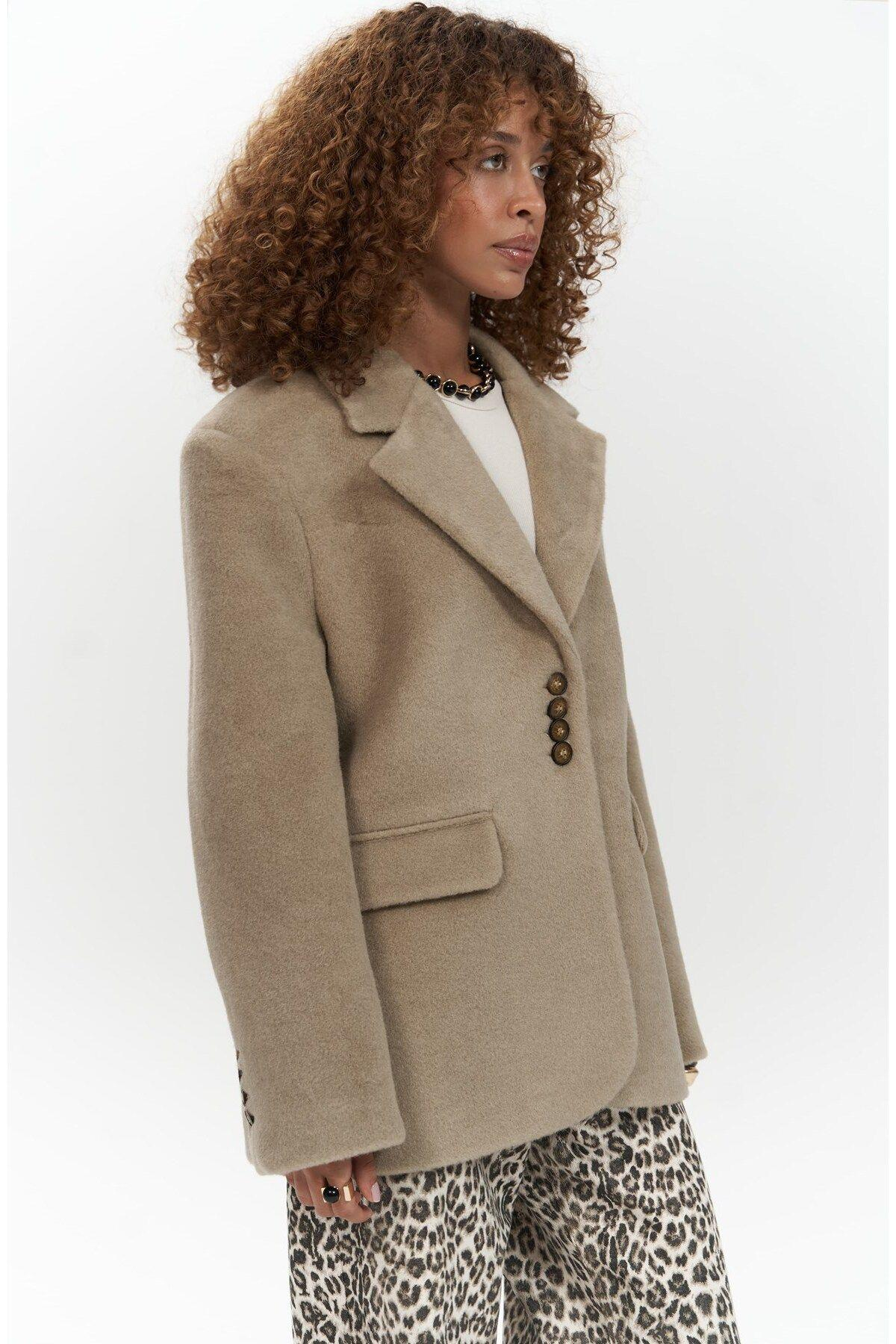 Mai Collection Proenza Light Brown Blazer