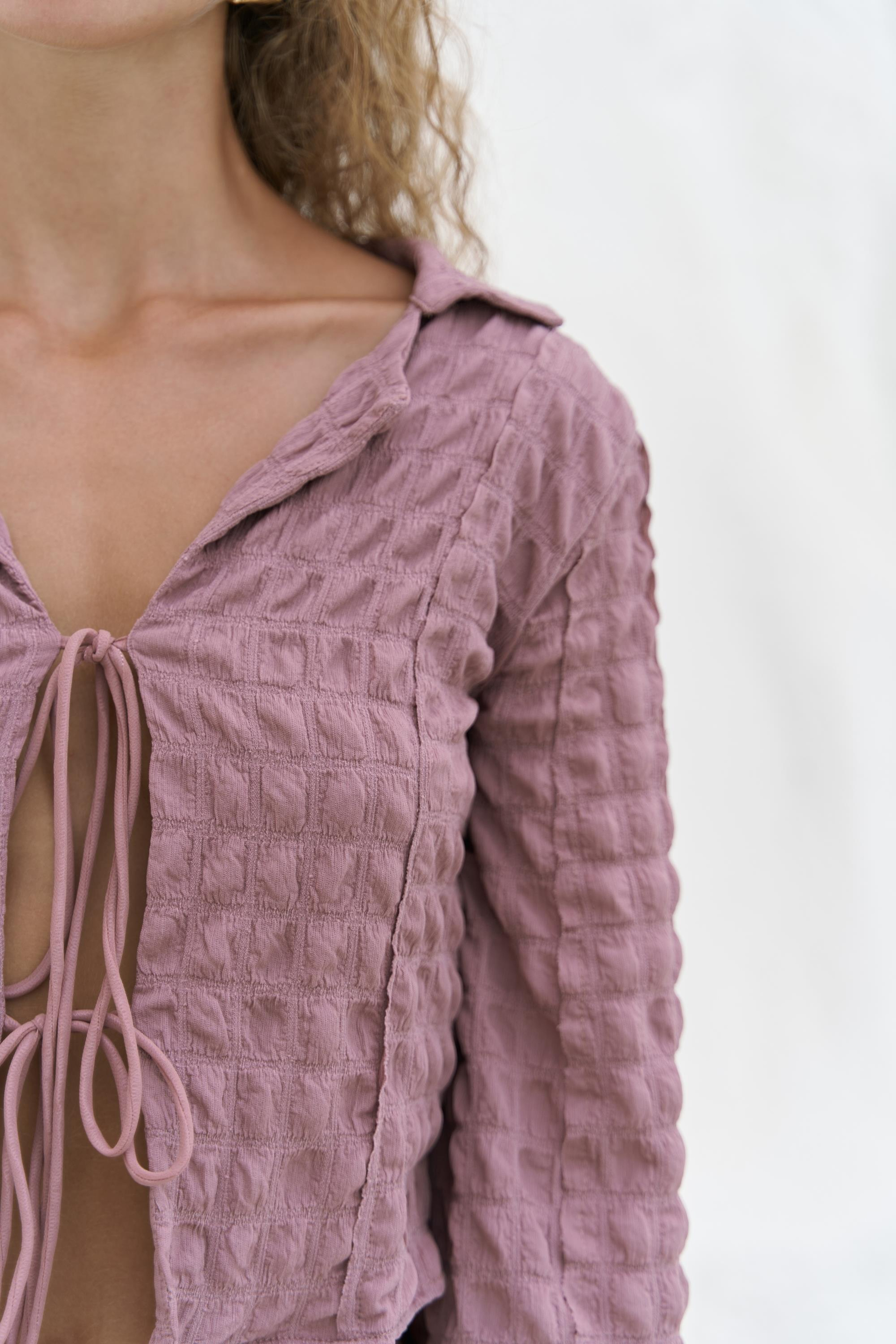 Rania Açık Bordo Gömlek Etek Takım