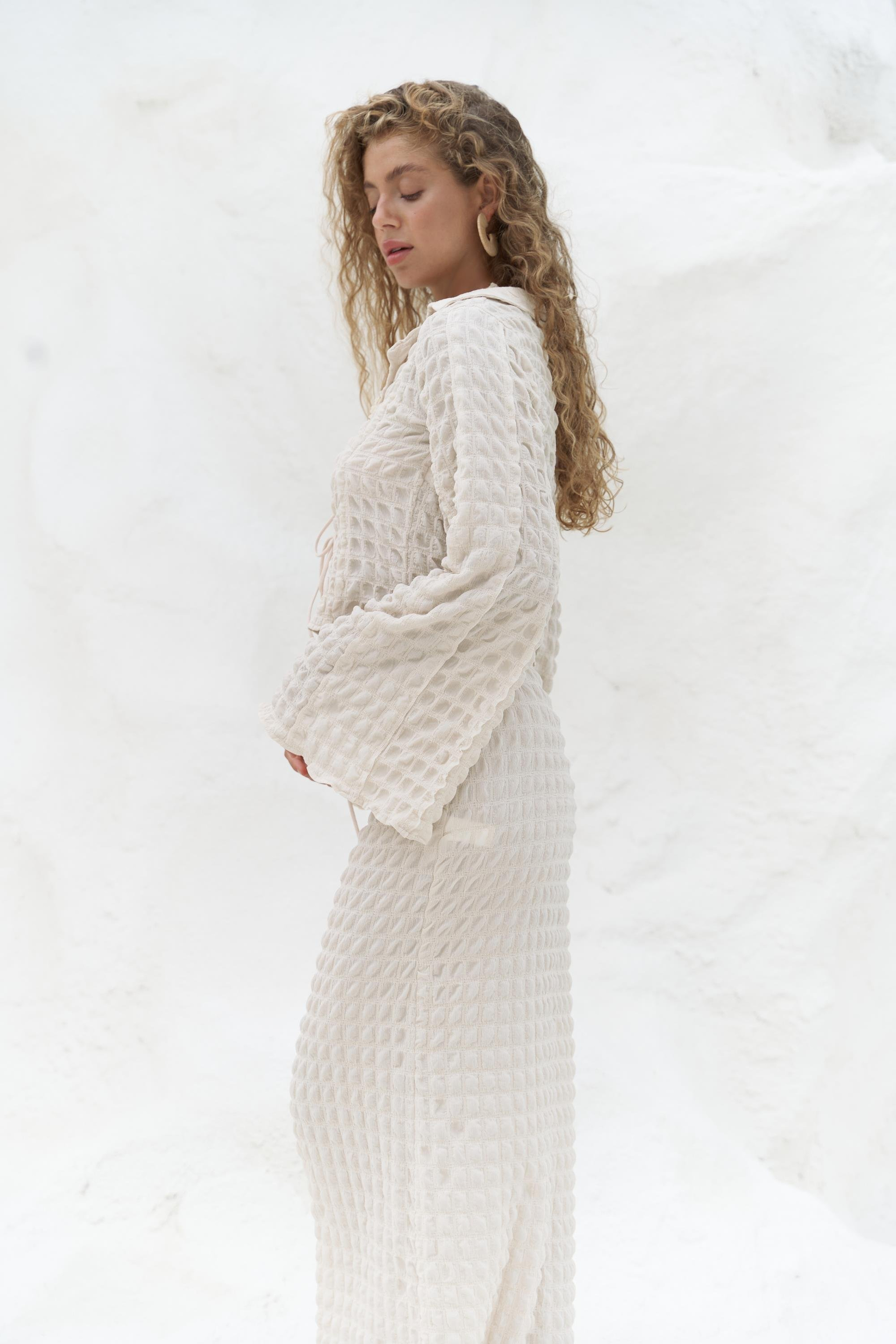 Rania Bej Gömlek Etek Takım