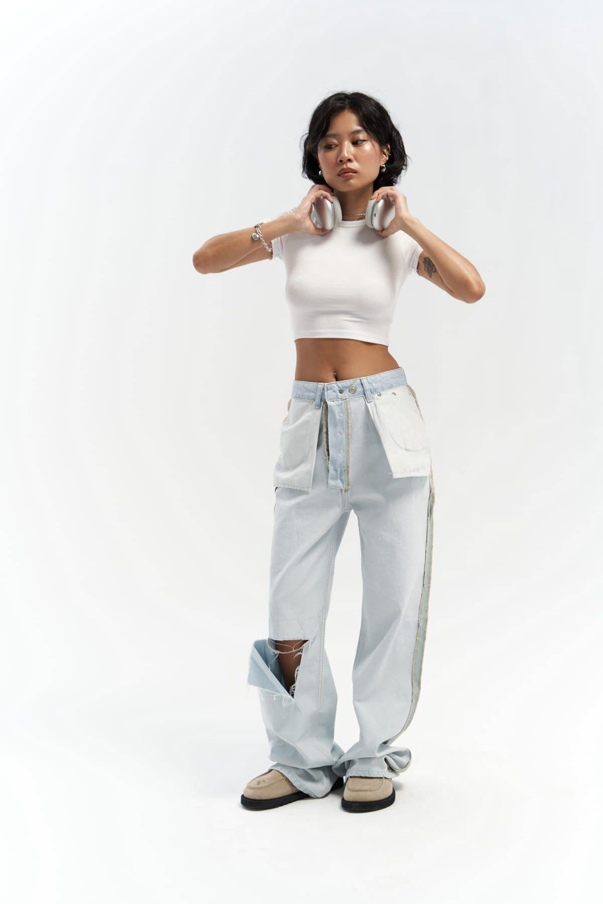 Remain Light Blue Reversed Jeans