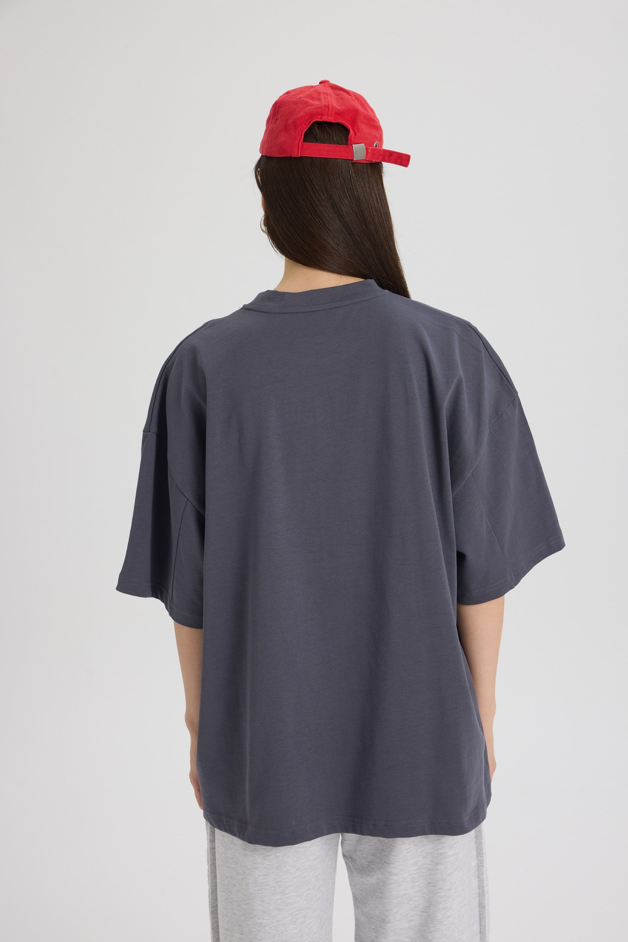 Rich Woman Oversize Füme T-Shirt