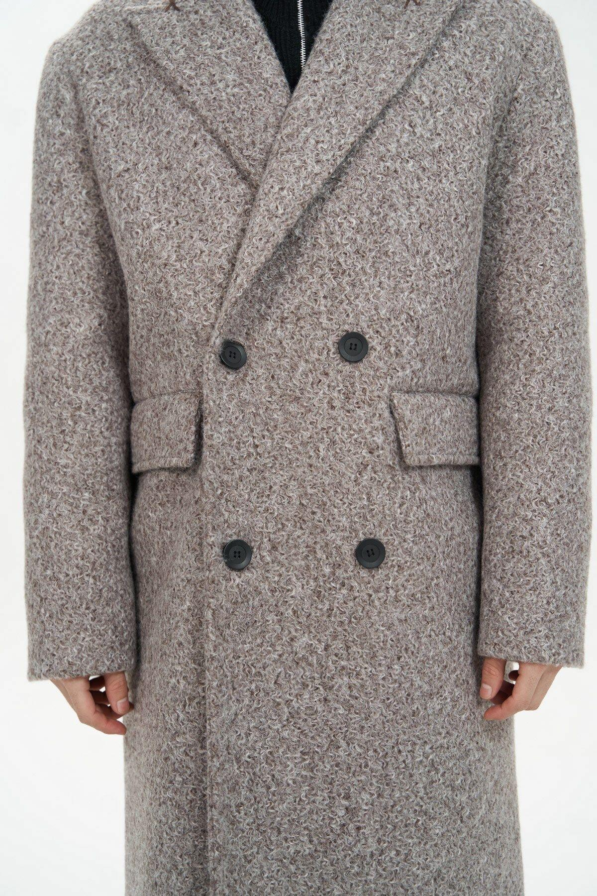 Rodney Men's Brown Long Coat