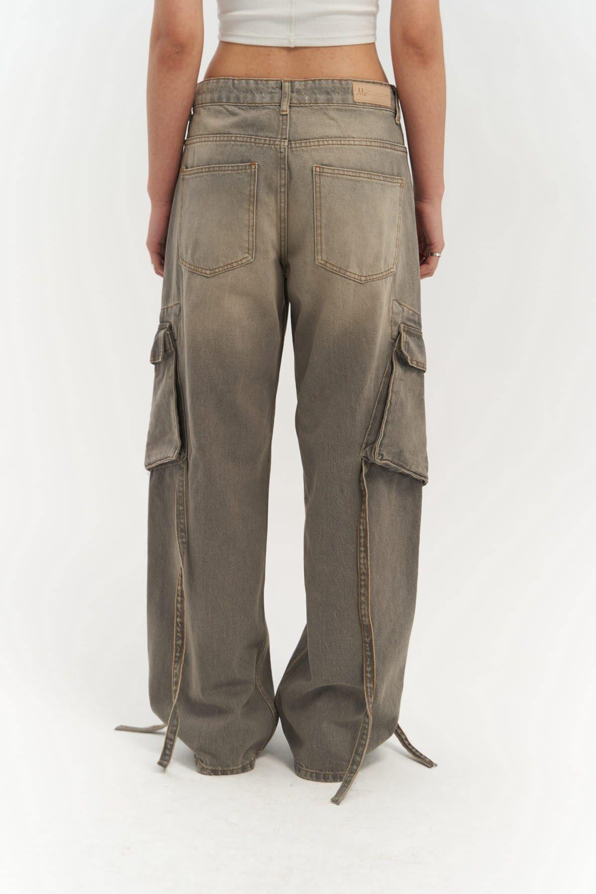 Roger Dark Gray Cargo Jeans