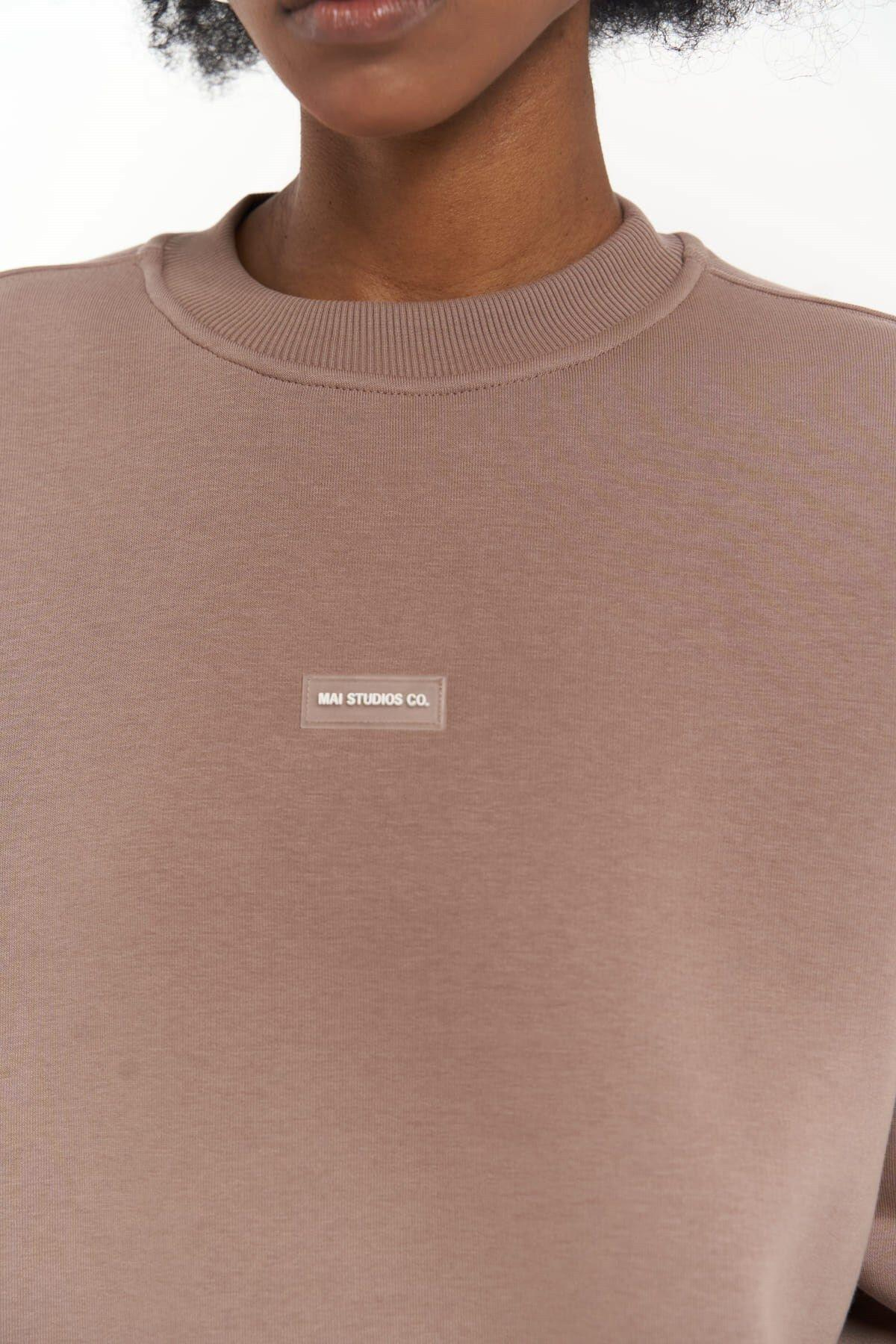 Romana Crew Neck Taupe Tracksuit