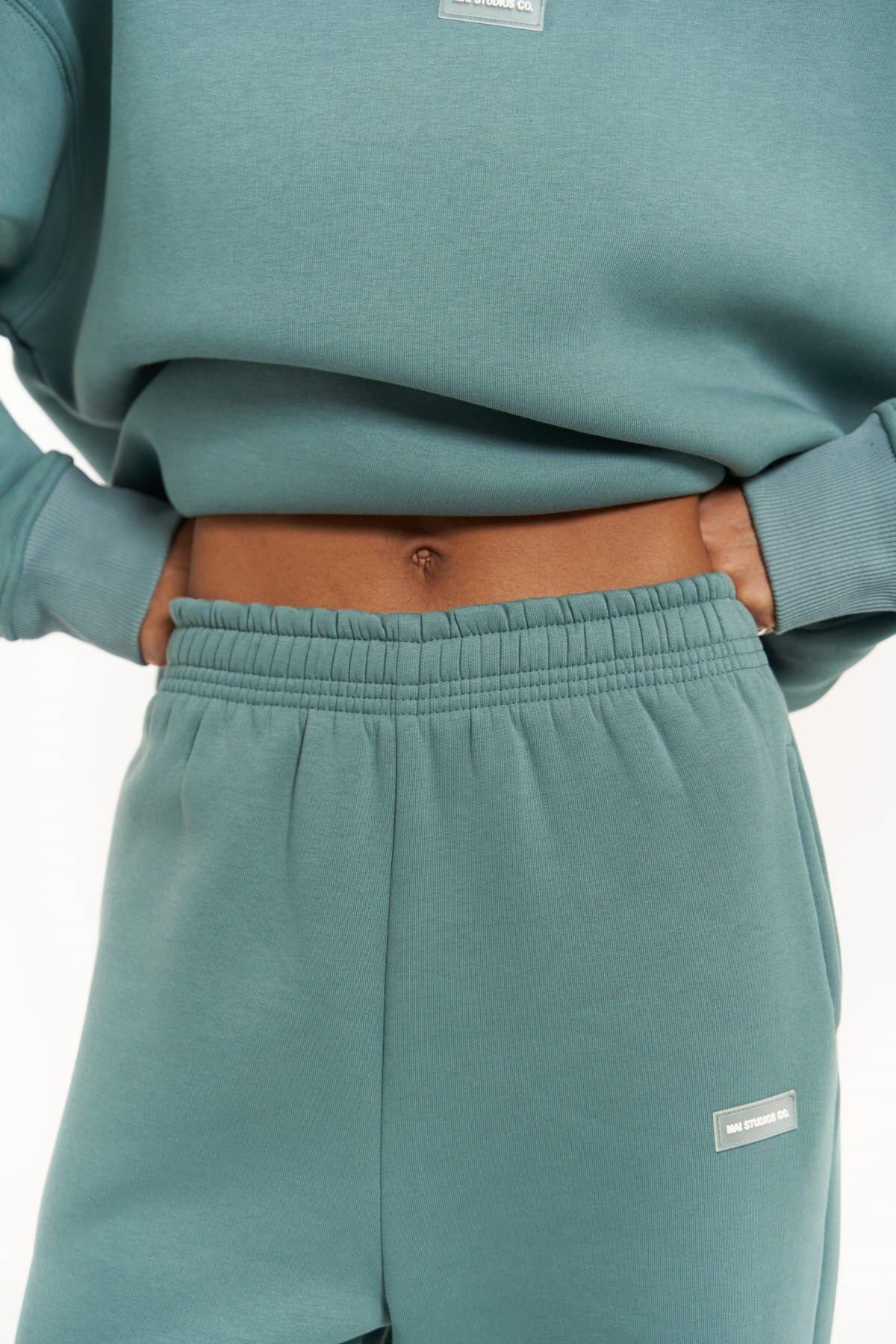 Romana Bisiklet Yaka Mint Yeşil Eşofman Takım