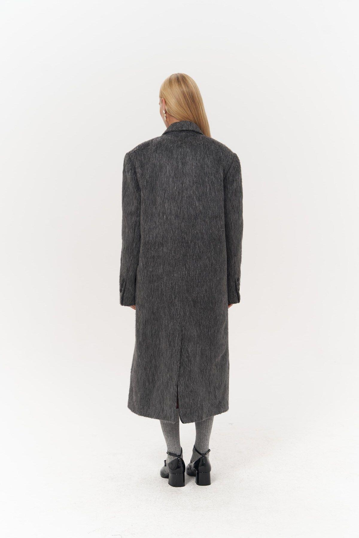 Rowling Anthracite Long Coat 