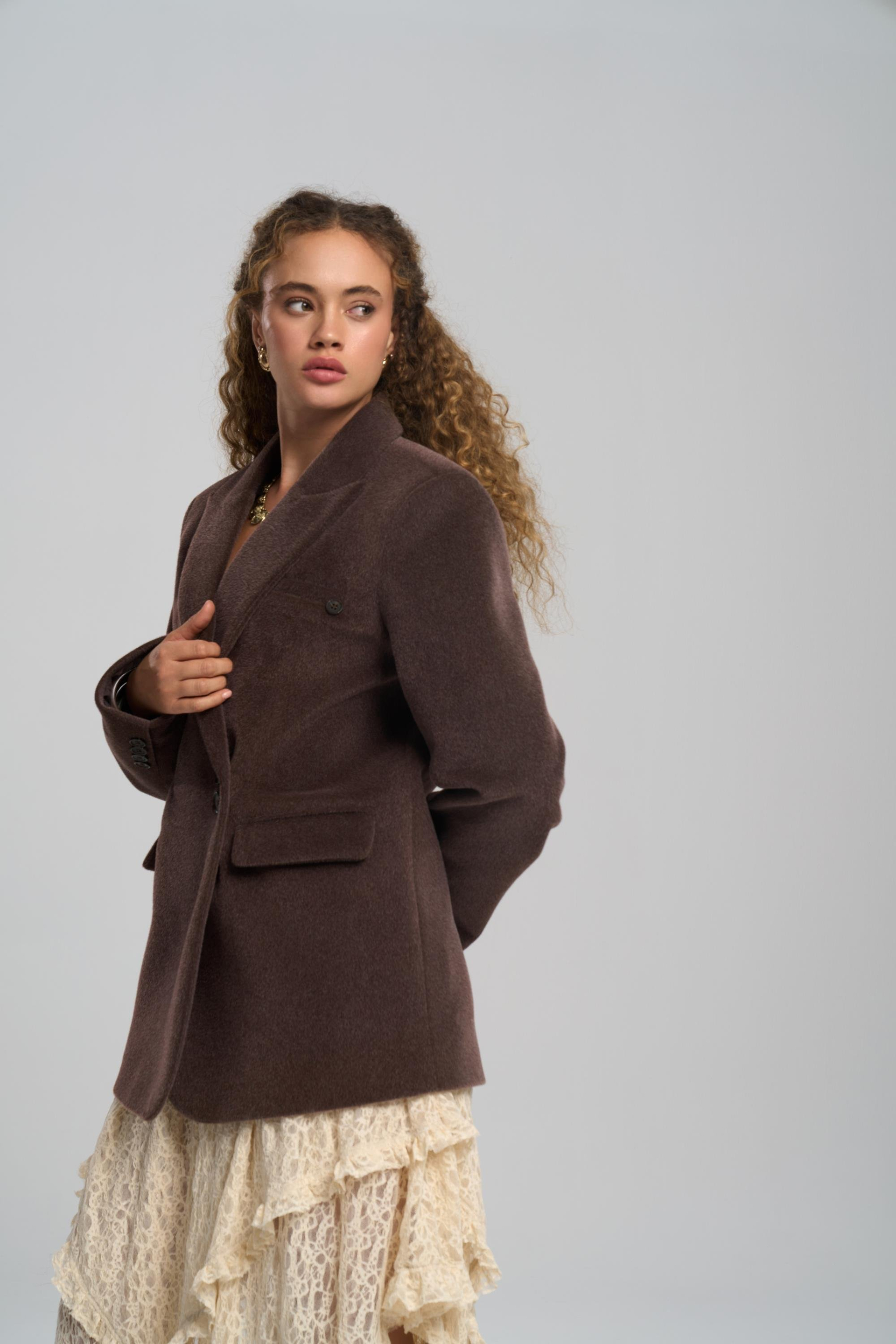 Runa Oversize Kahve Blazer