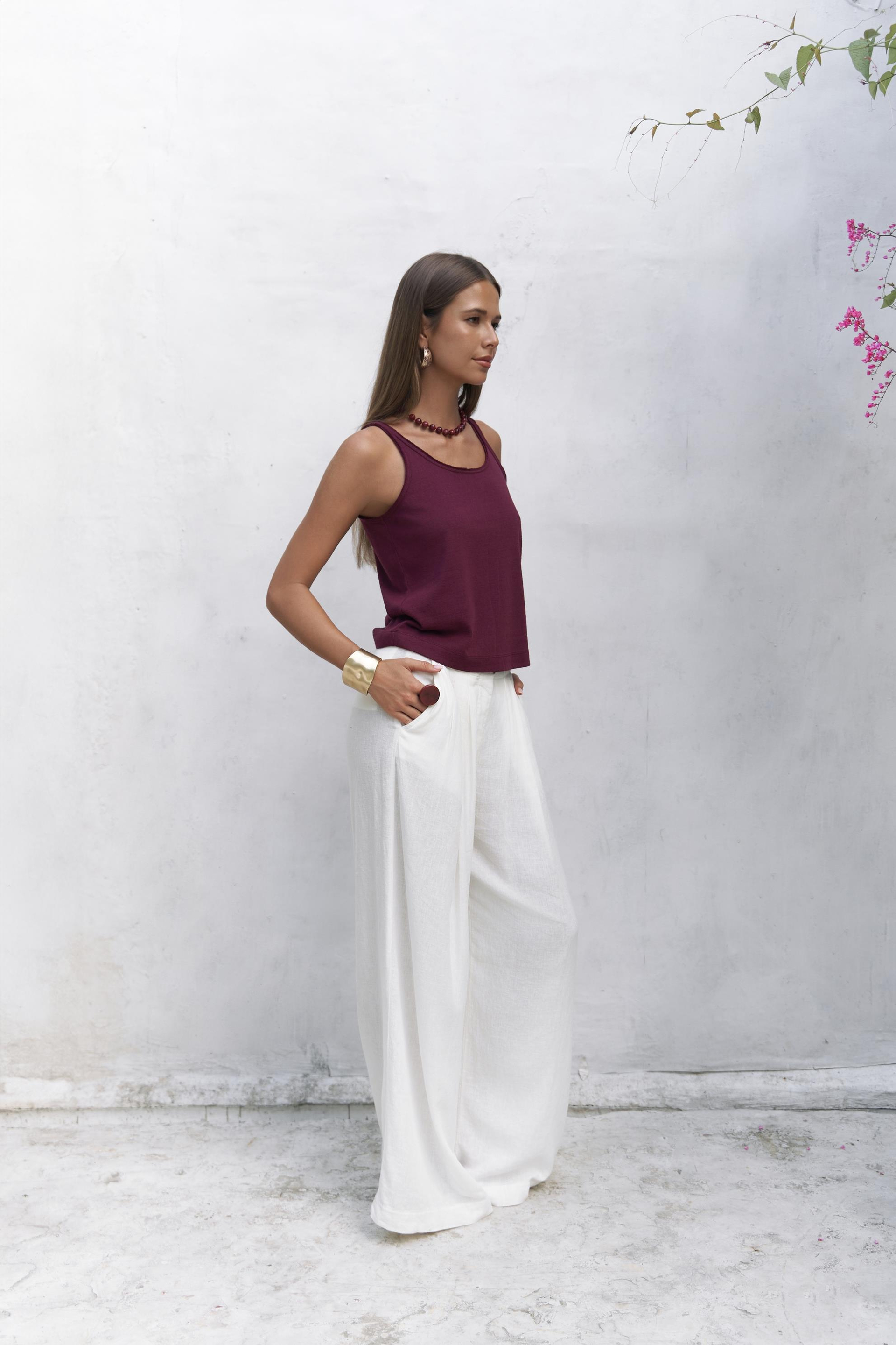 Salnor Basic Bordo Crop