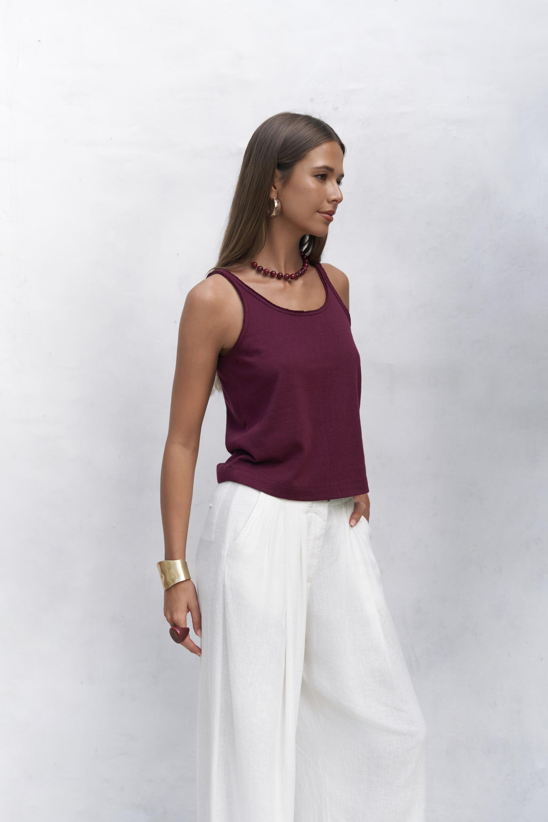 Salnor Basic Bordo Crop