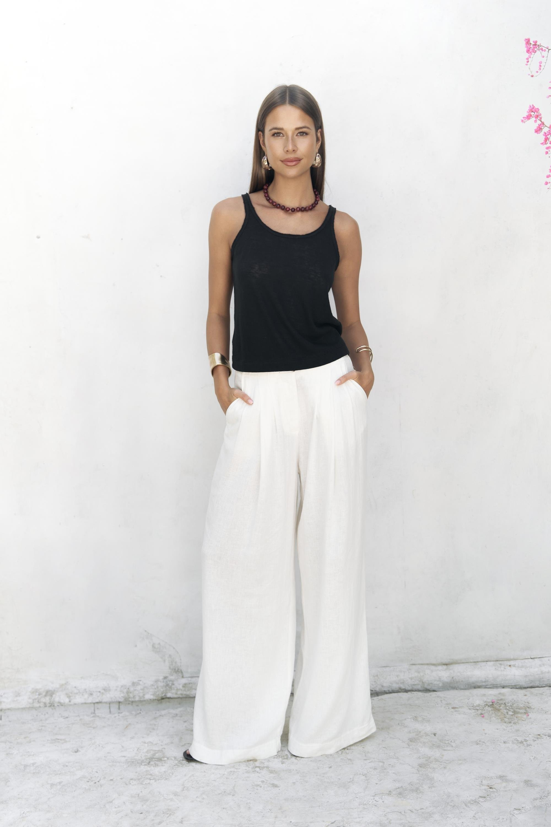 Salnor Basic Siyah Crop