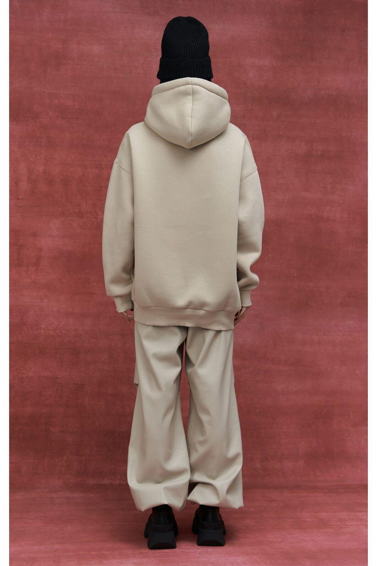 Sawyer Kemik Oversize Hoodie Sweatshirt