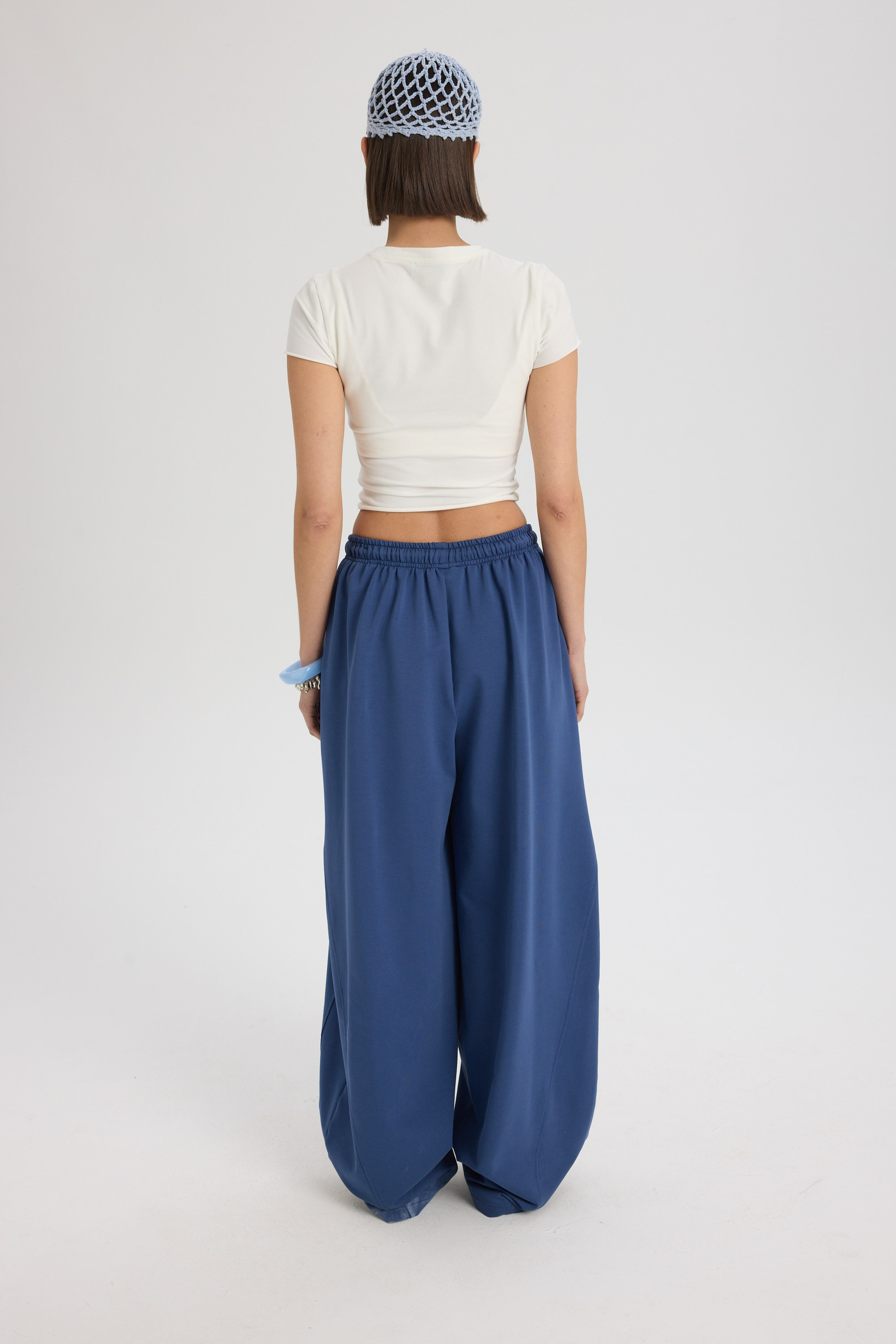 Scarlet İndigo Crop Eşofman Takım